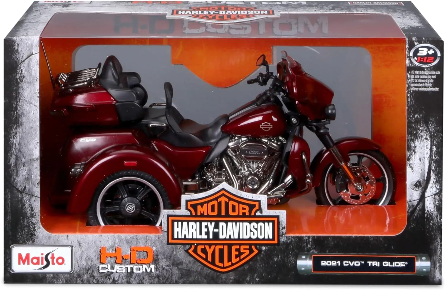 Maisto 32337 - Modellmotorrad - Harley Davidson CVO Tri Gilde '21 (Maßstab: 1:12)