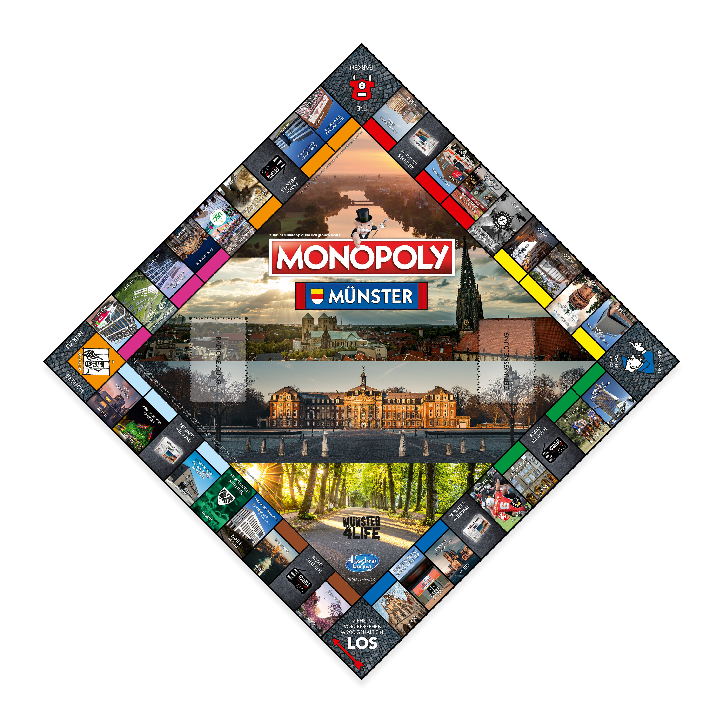 Monopoly Münster 2022 inkl. Top Trumps Quartettspiel 