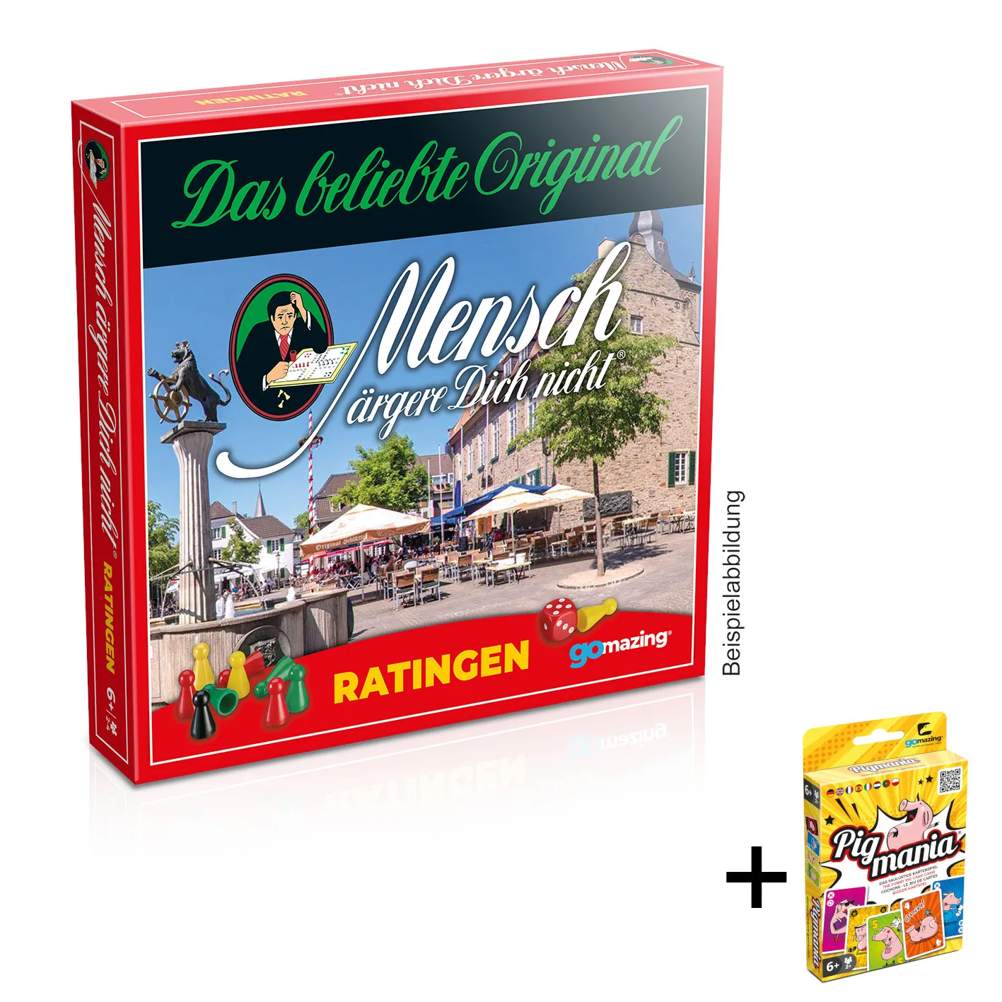 Mensch ärgere Dich nicht® - Ratingen inkl. GRATISPRÄMIE Pigmania