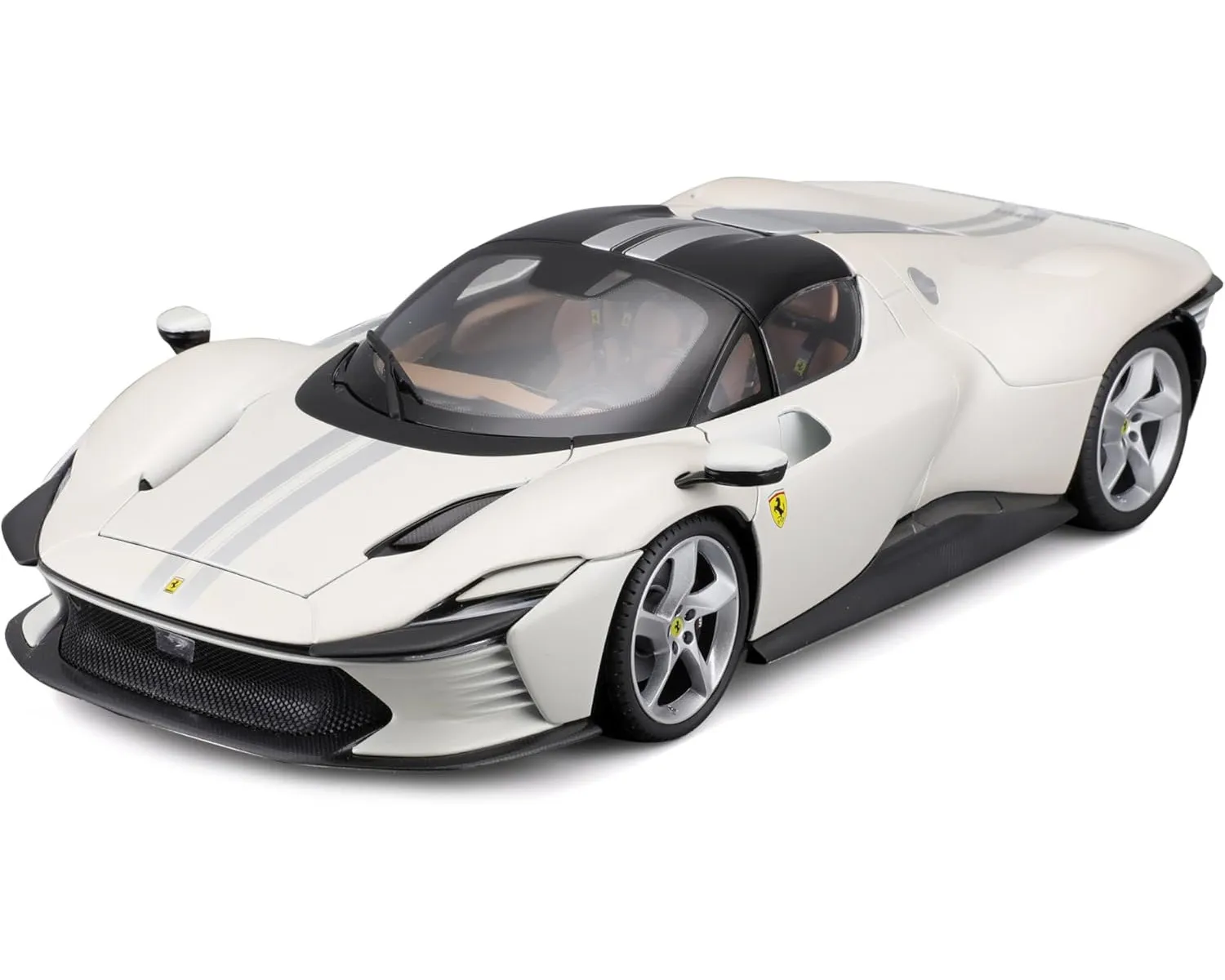 Bburago 18-16912 - Modellauto - Ferrari Daytona SP3 Signa (weiß, Maßstab 1:18)