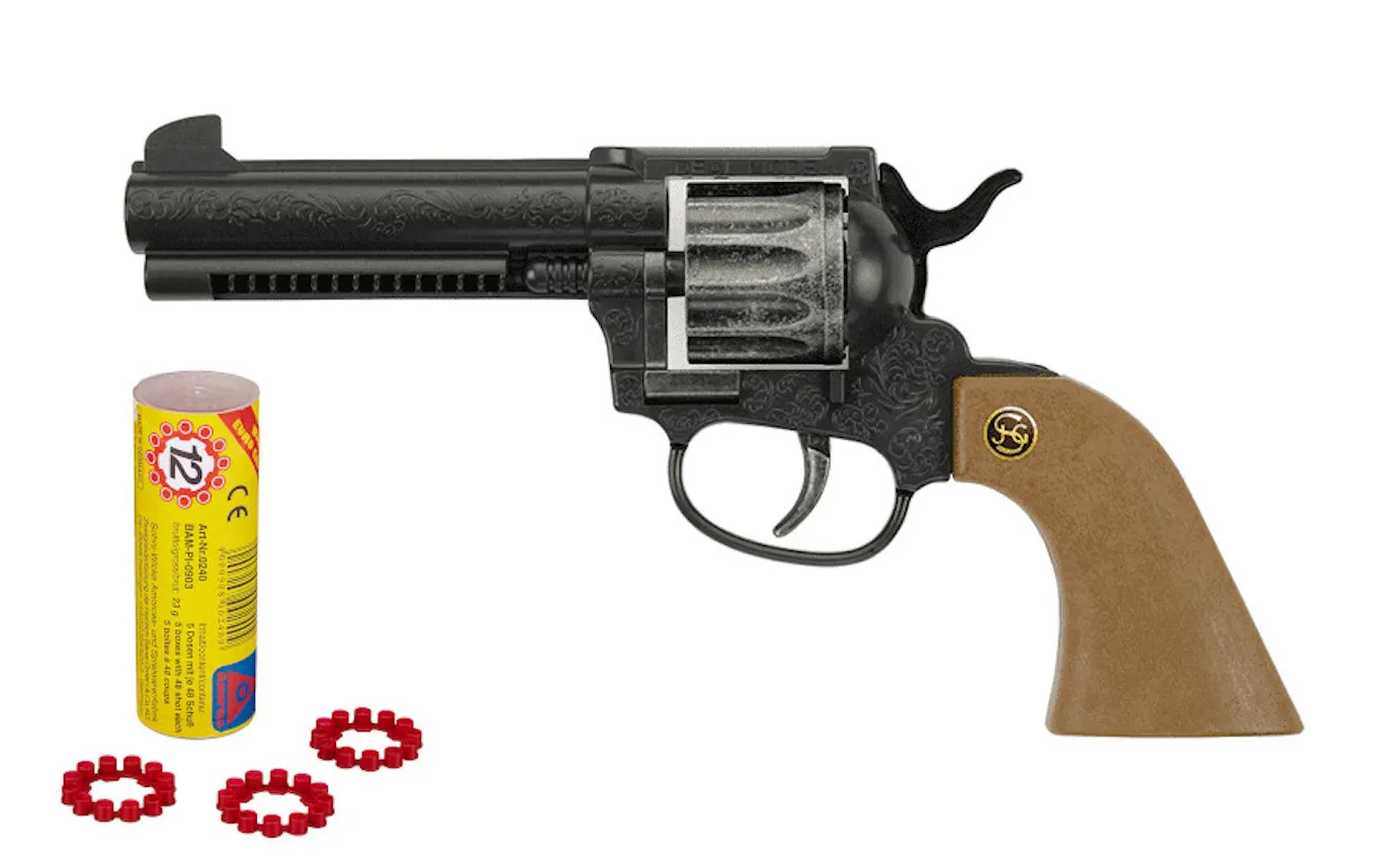 Schrödel 200 5800 - Spielzeugpistole -  Peacemaker, 12 Schuss
