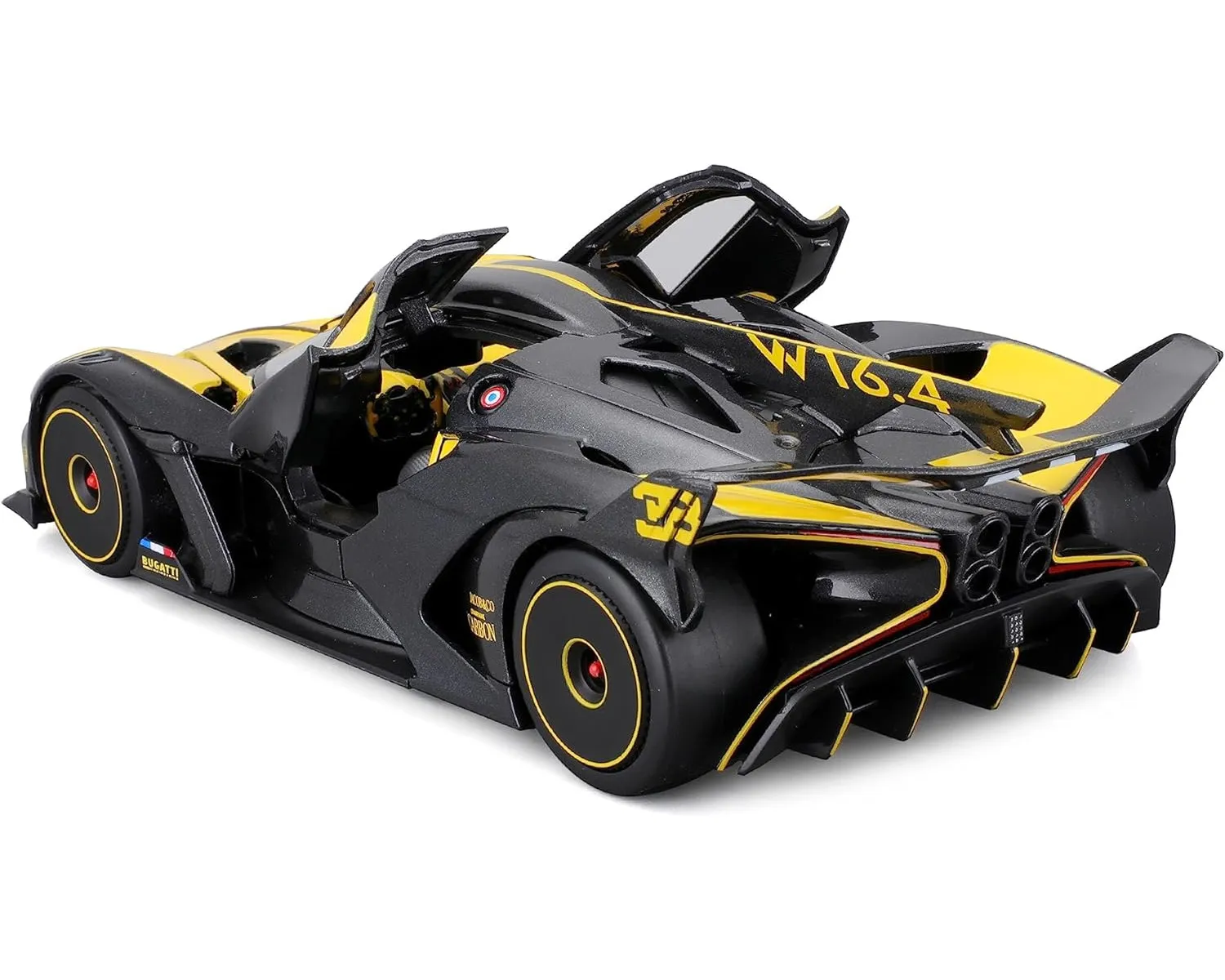 Maisto 32911 - Modellauto - Bugatti Bolide (gelb, Maßstab 1:24)