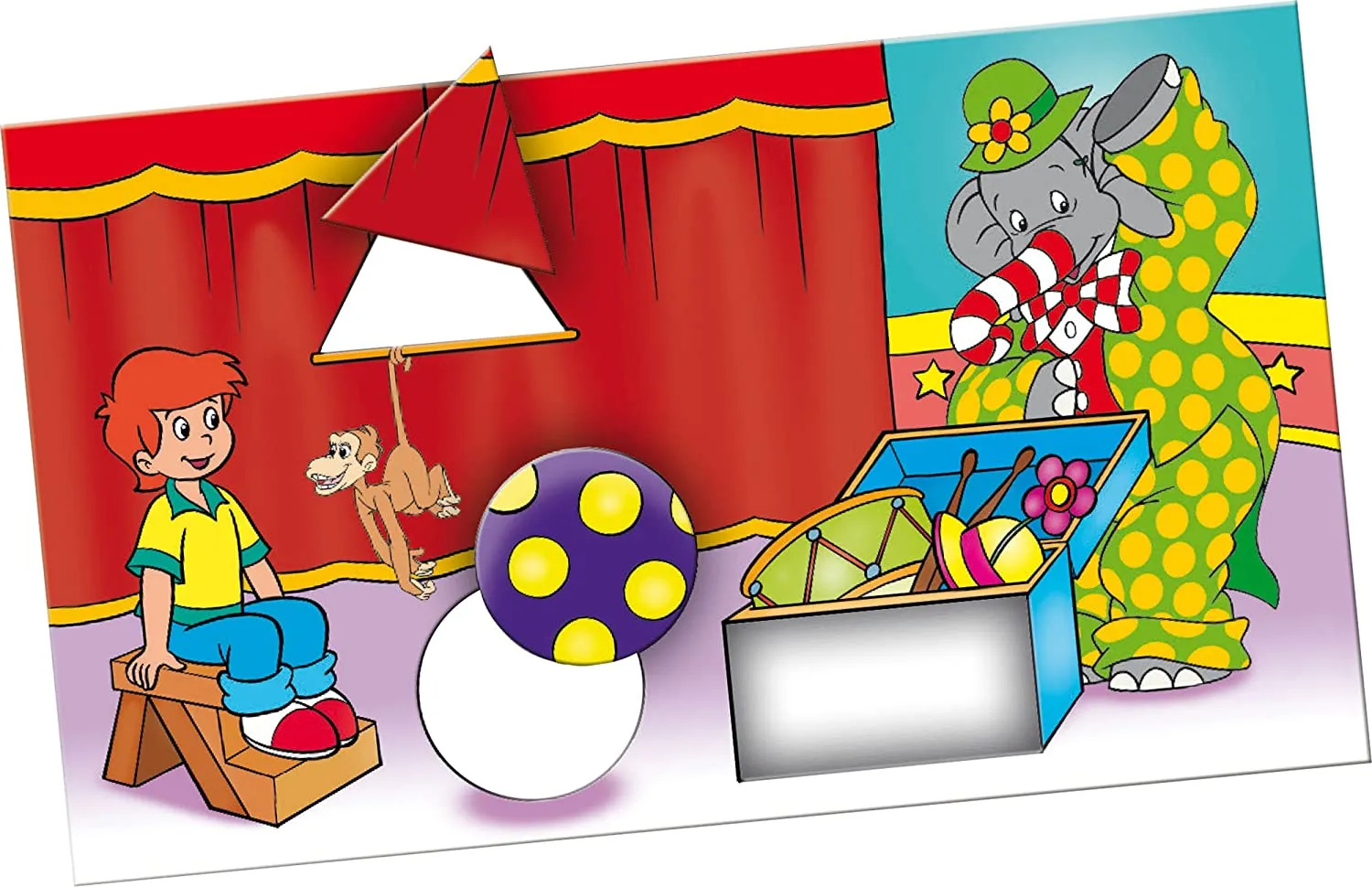 Benjamin Blümchen Lerne die Formen! Steckpuzzle