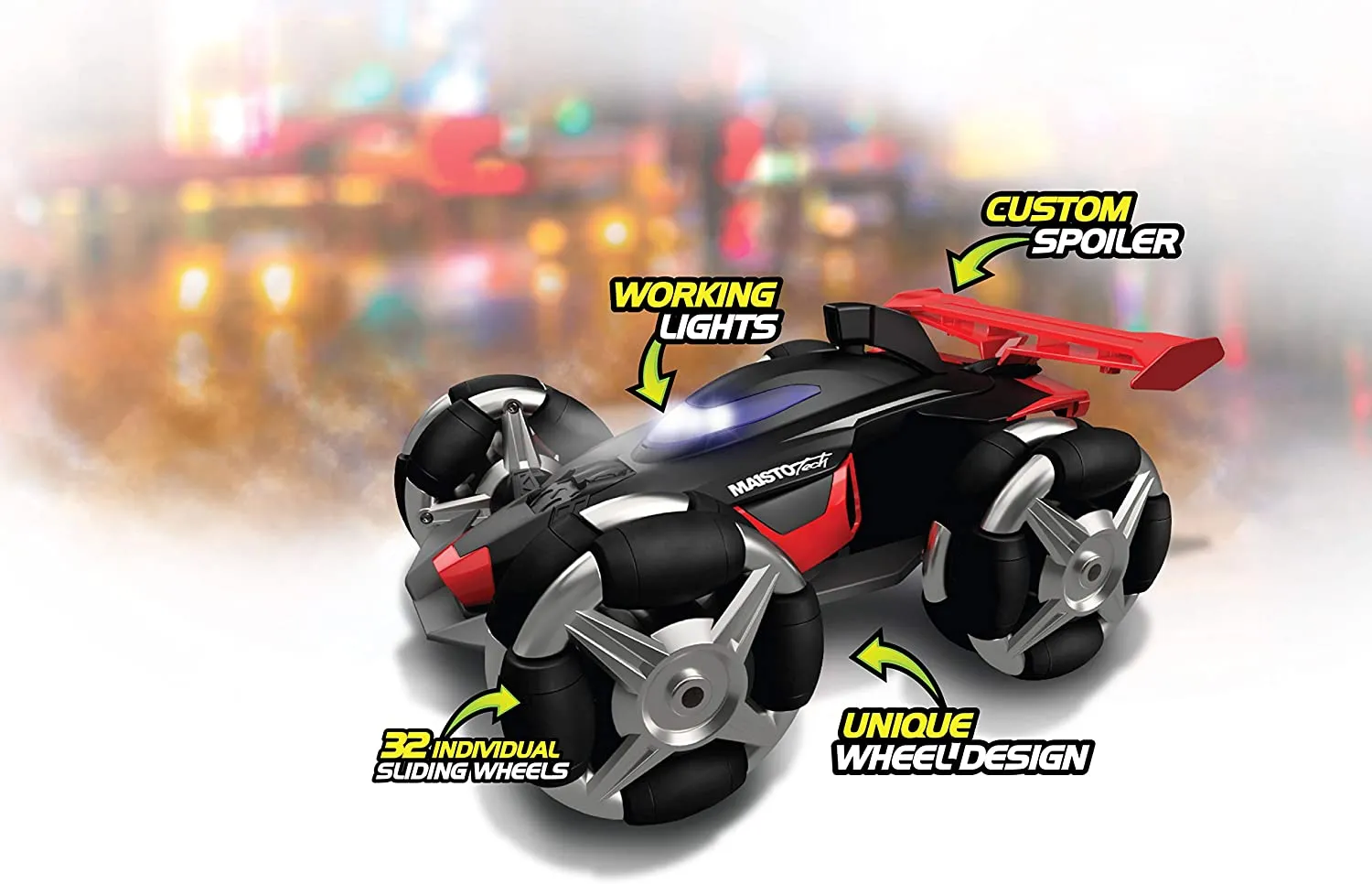 Maisto Tech 582241 - Ferngesteuertes Auto - Cyklone Buggy (schwarz, 26cm)