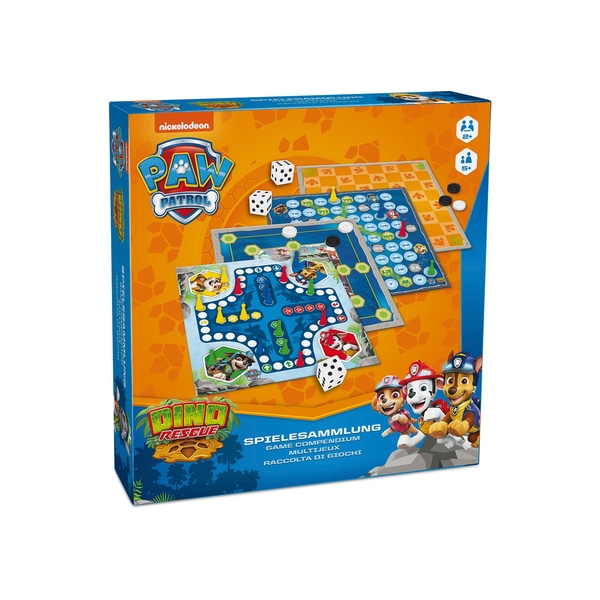 Paw Patrol Bundle: Spielesammlung + Spielebox