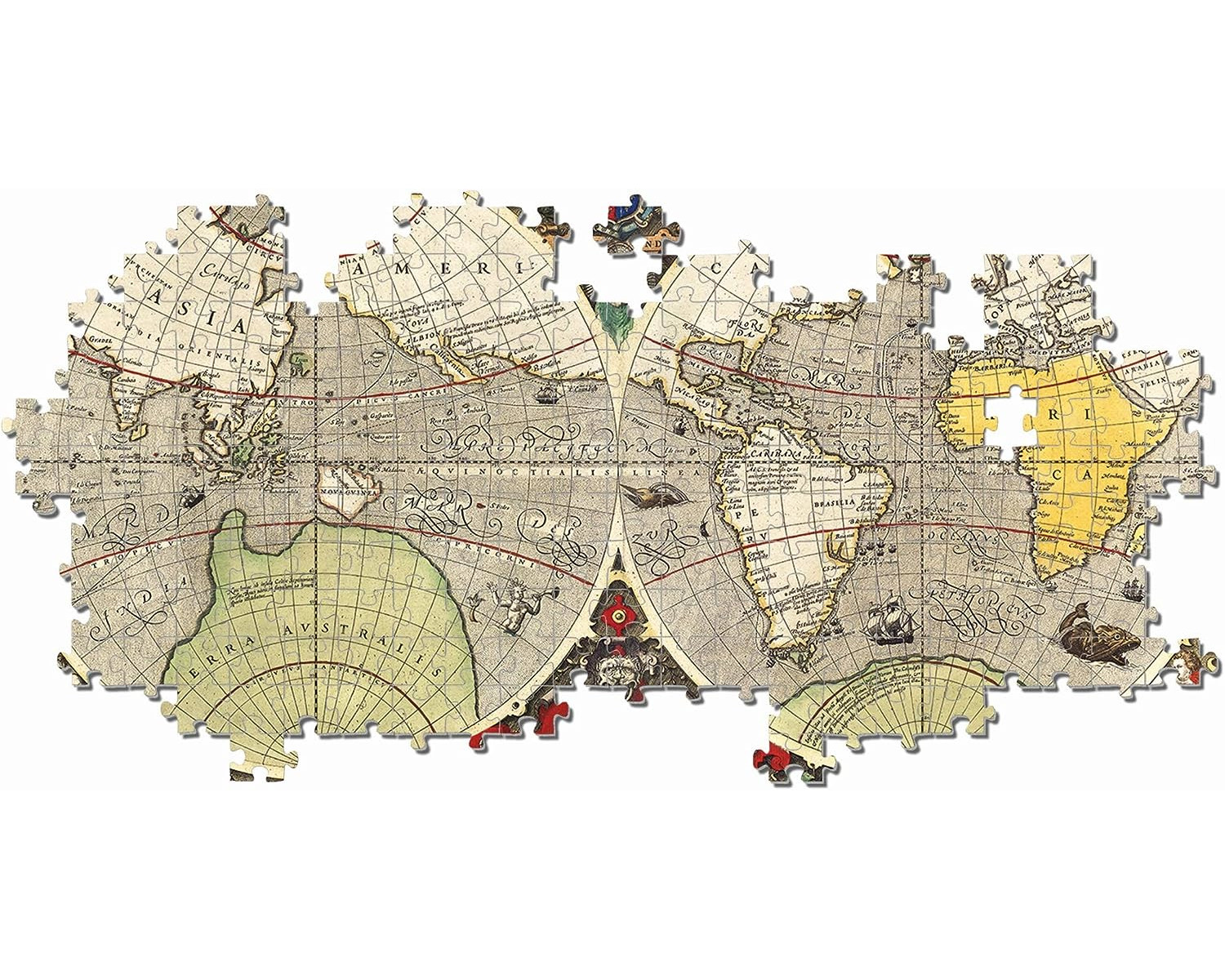 Clementoni 97971 - Puzzle - Antike See-Karte (6000 Teile)