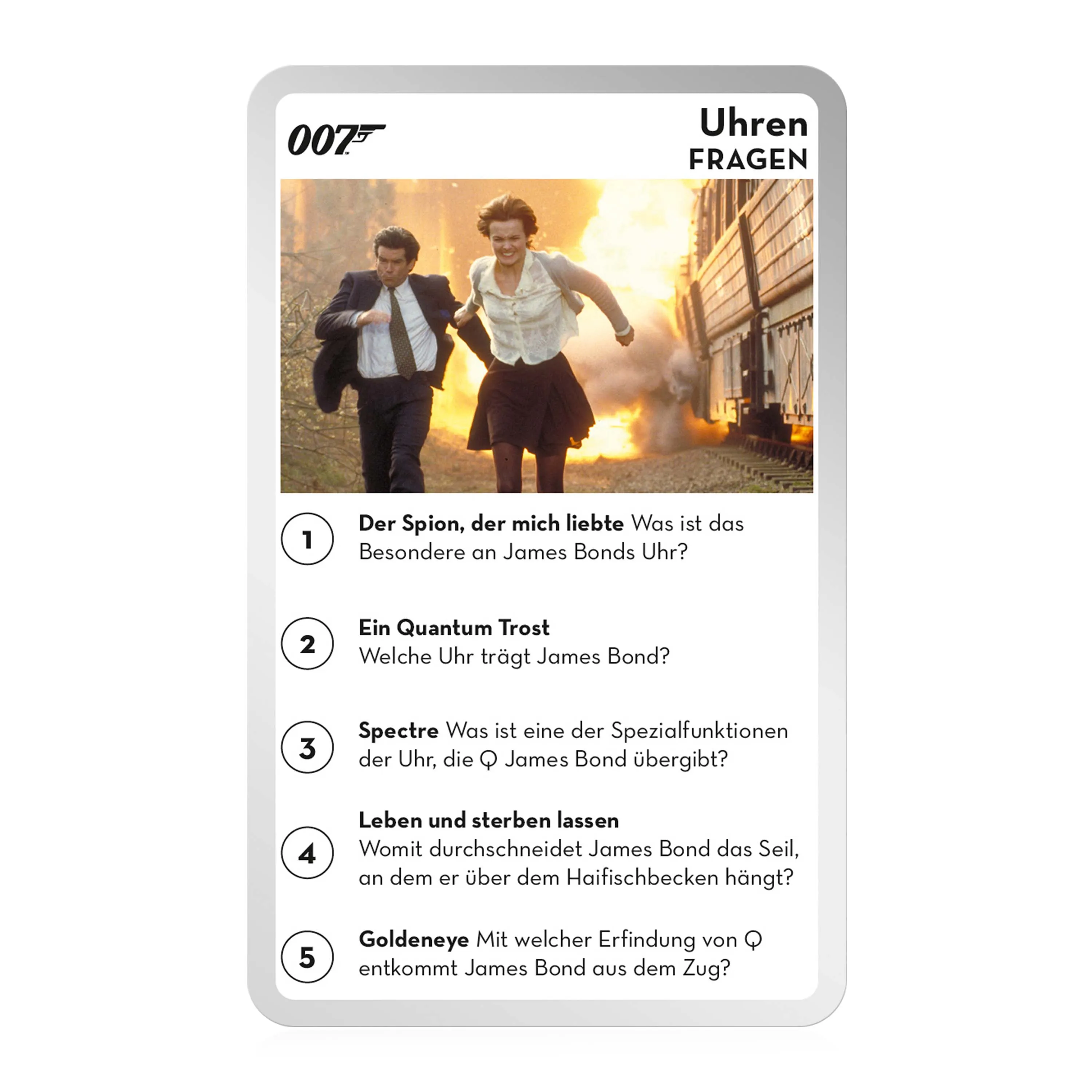 Top Trumps Quiz - James Bond