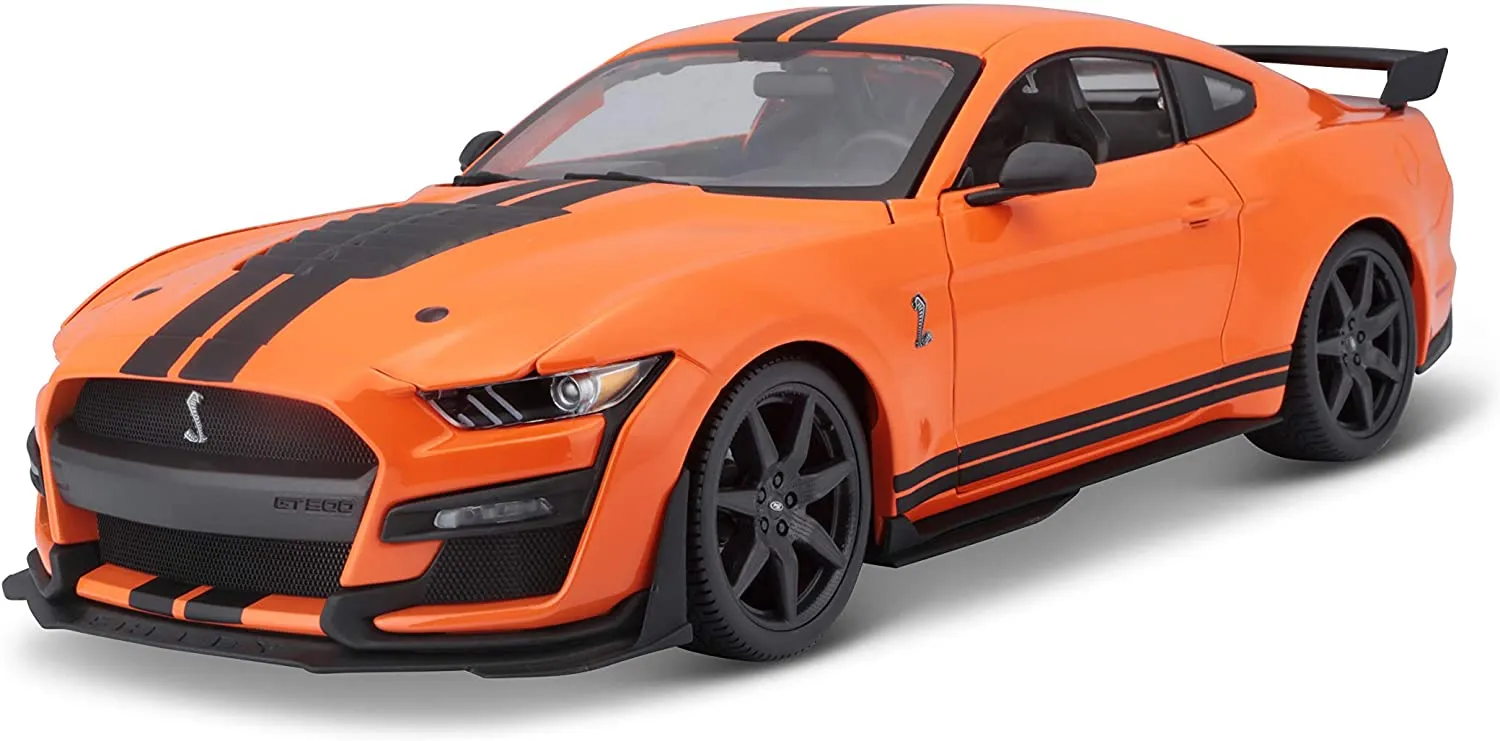 Maisto 31532 - Modellauto - Mustang Shelby GT500 '20 (orange, Maßstab 1:24)