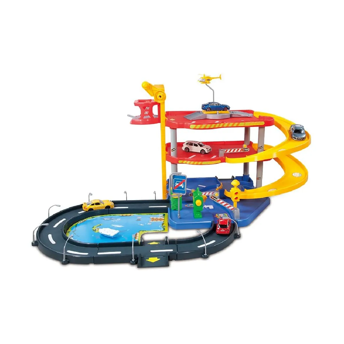 Bburago 18-30025 - Spielset - Street Fire Parkgarage