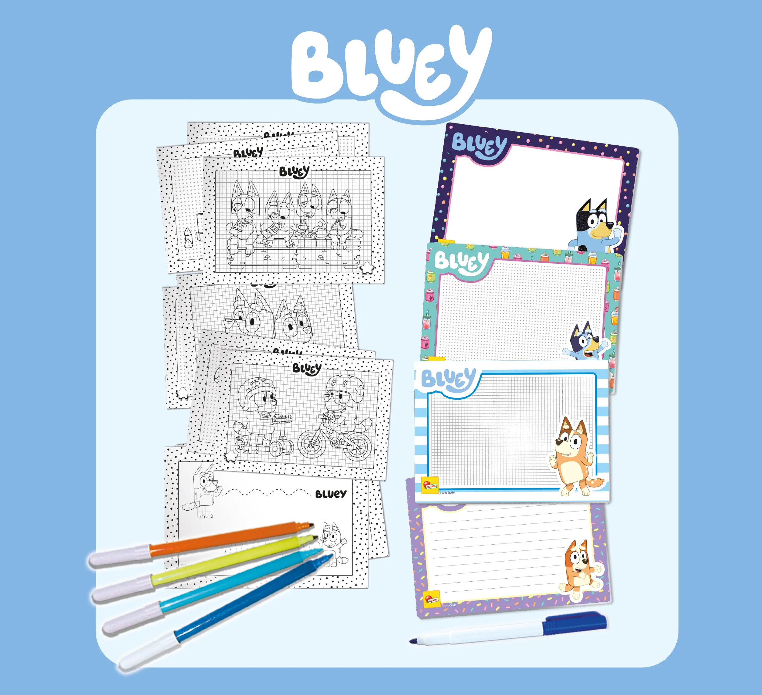 Lisciani 99382 - Bluey Zeichenschule