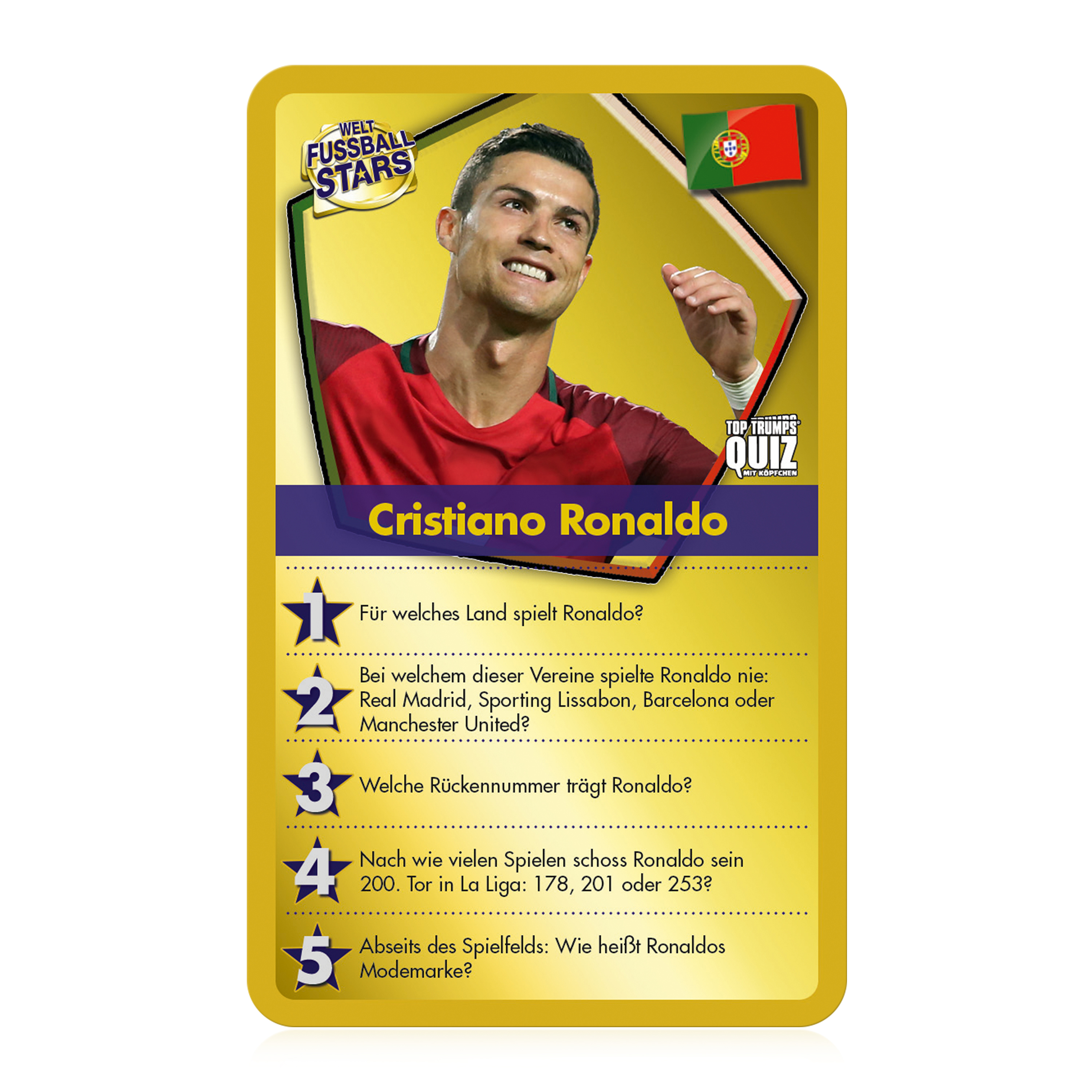 Top Trumps Quiz - Weltfußball Stars (neue Version)