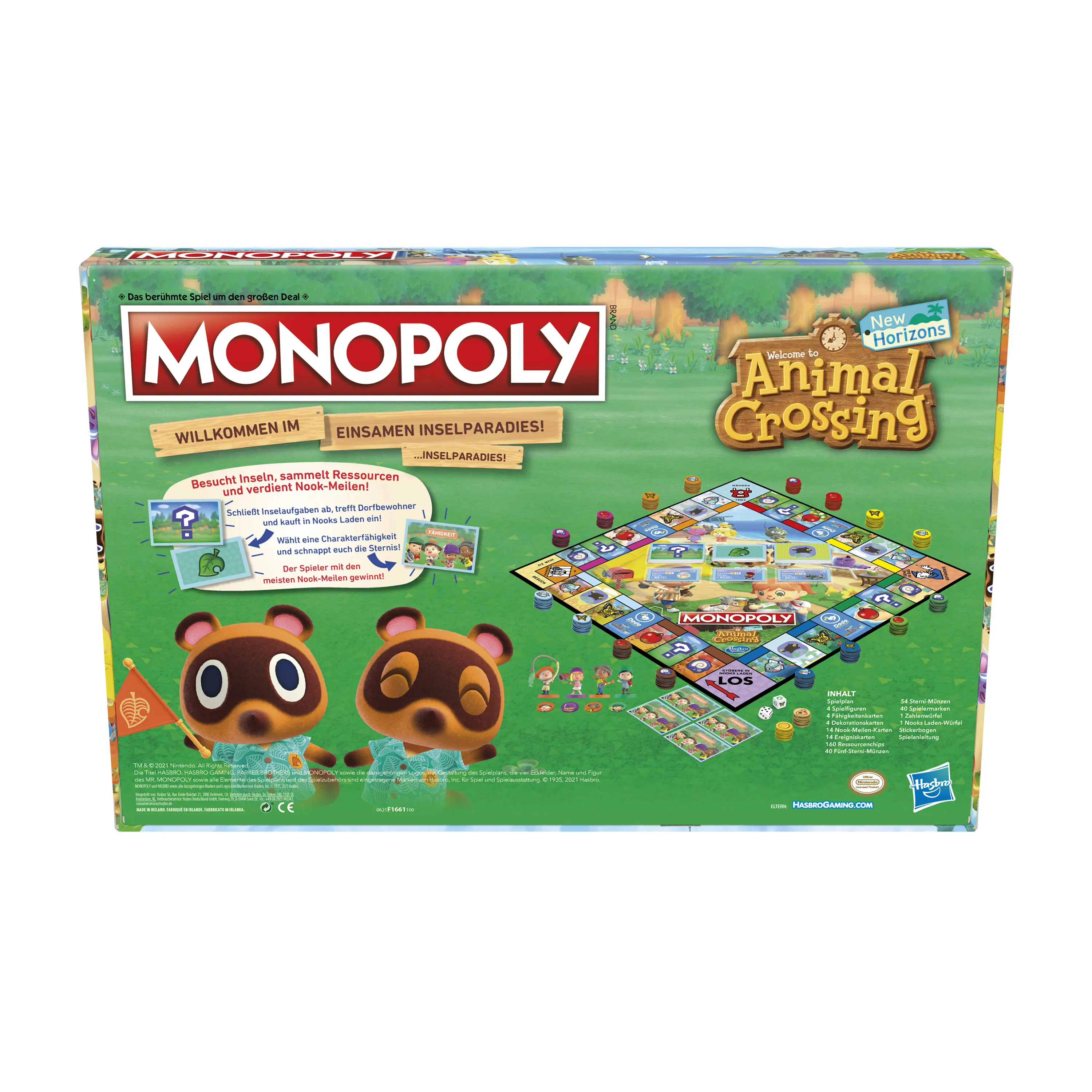 Hasbro - Monopoly - Animal Crossing New Horizons (B-Ware / Verpackung beschädigt)