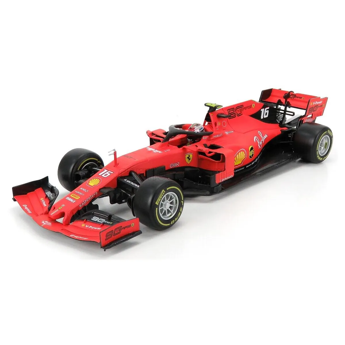 Bburago - Modellauto - Ferrari F1 SF90 Charles Leclerc 2019 (Maßstab 1:18)