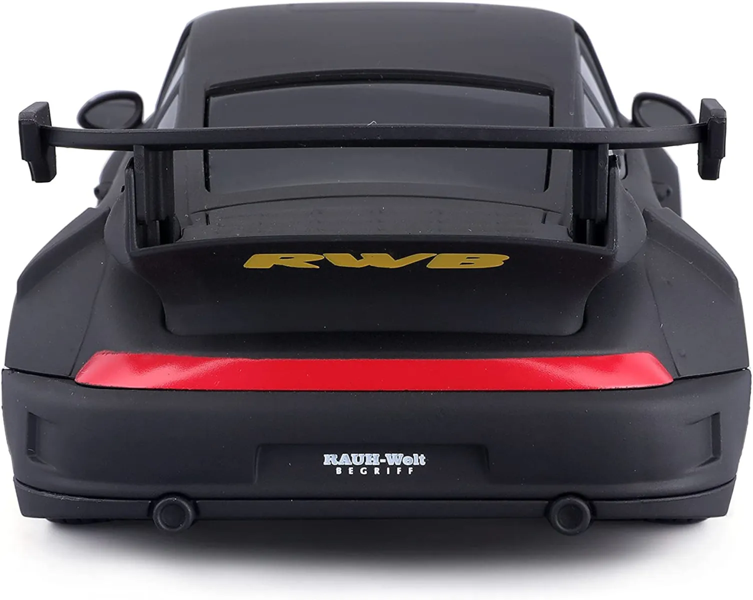 Maisto Tech 81533 - Ferngesteuertes Auto - Porsche 911 993 RWB (matt-schwarz, Maßstab 1:24)