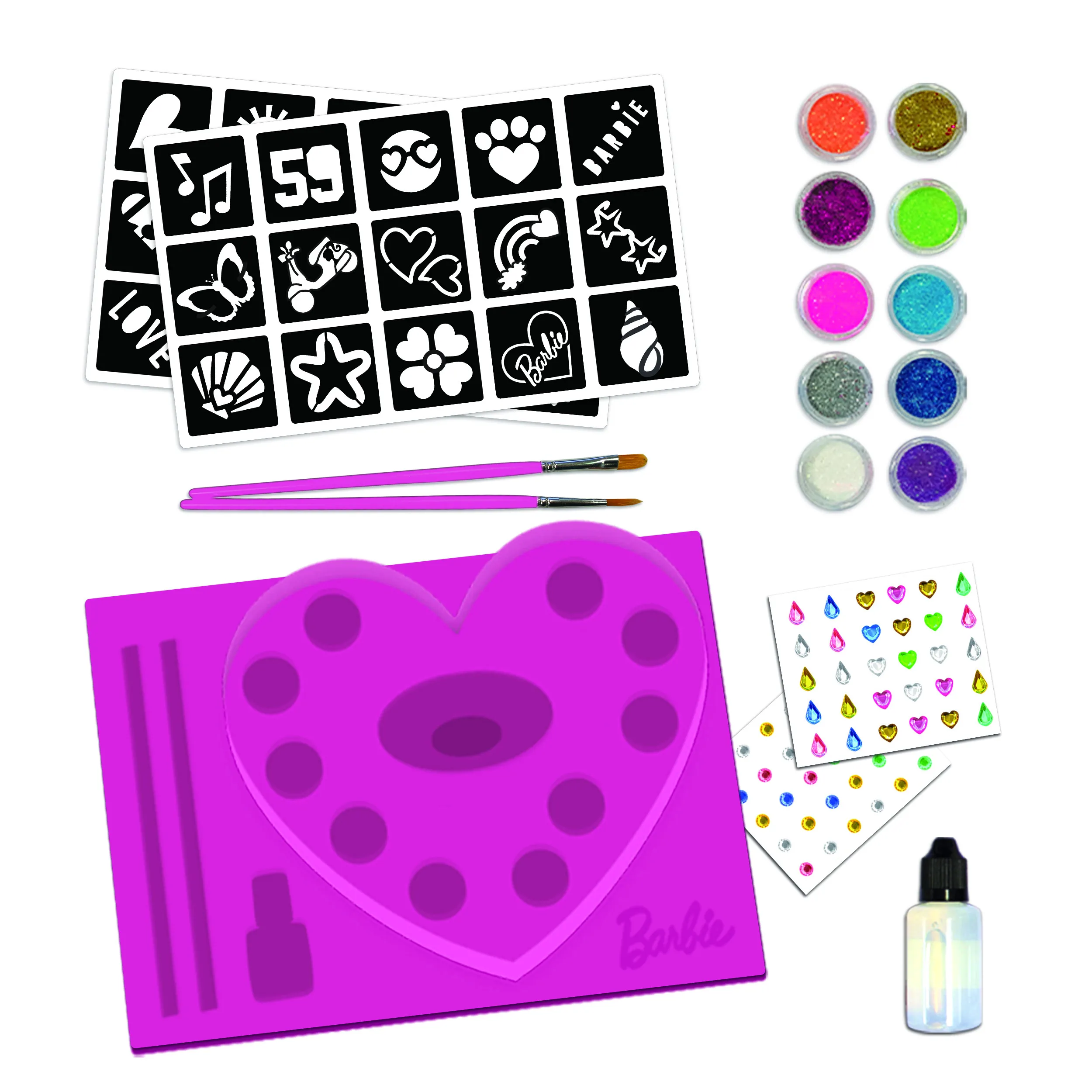 Lisciani 100958 - Barbie Glitzer Tattoos