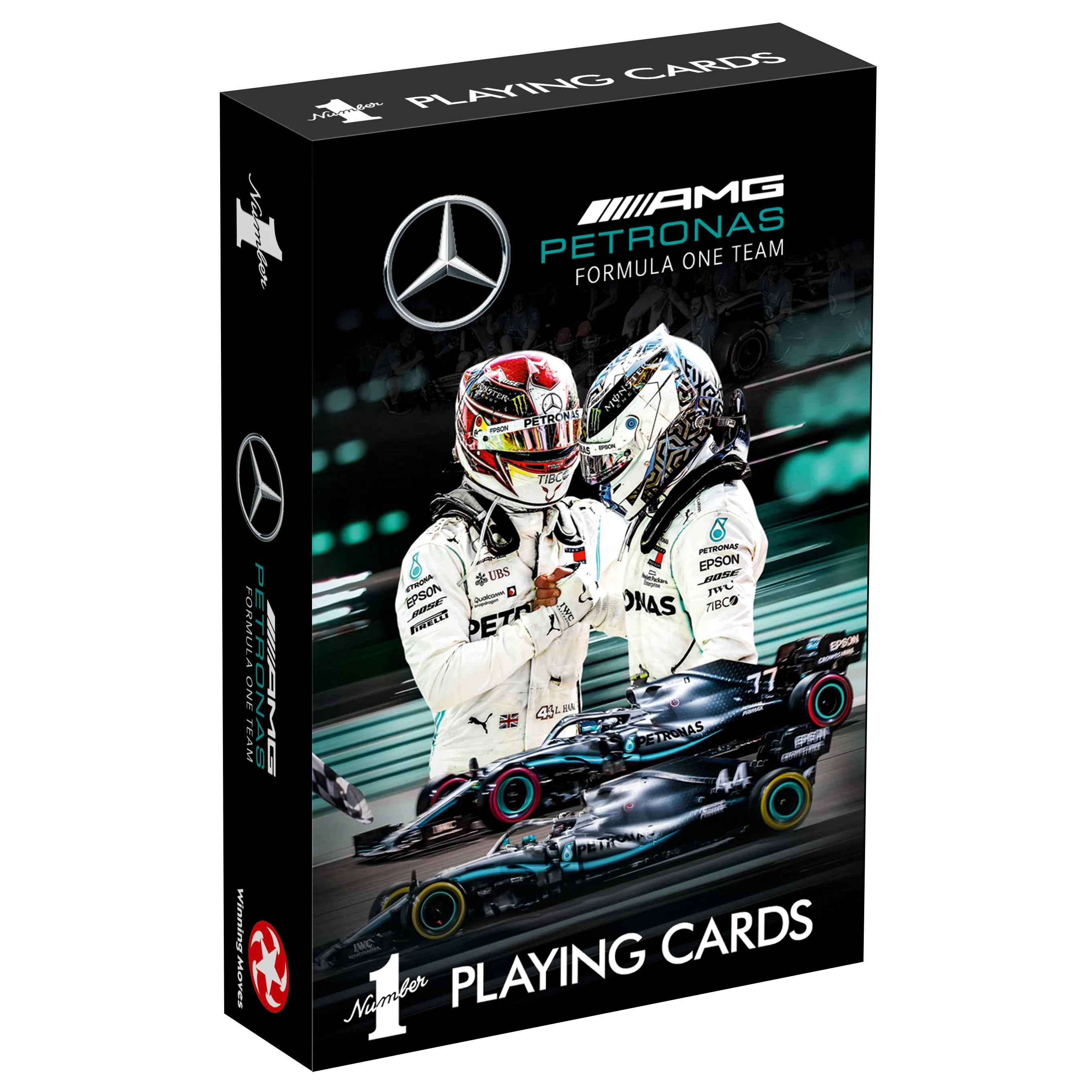 Number 1 Spielkarten Mercedes AMG Petronas Motorsport Number 1 Spielkarten Mercedes AMG Petronas Motorsport
