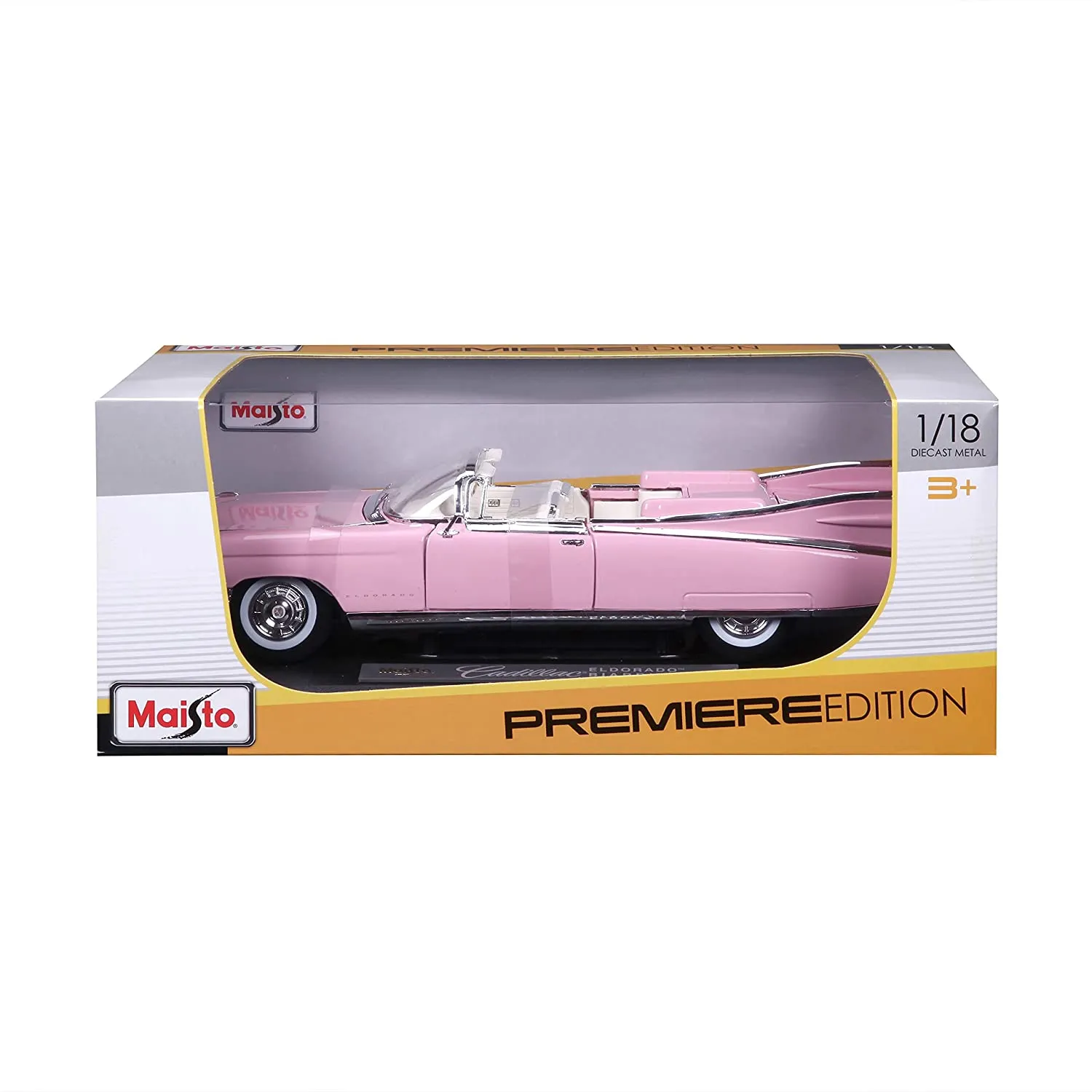 Maisto 36813 - Modellauto - Cadillac Eldorado (pink, Maßstab 1:18)