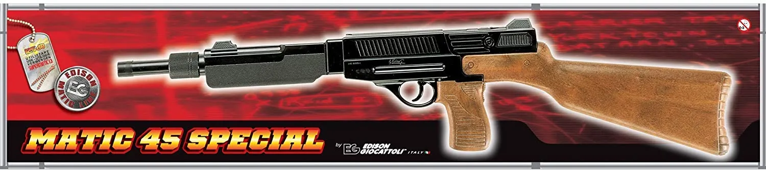 Edison Giocattoli - Spielzeuggewehr - Matic 45 Special, 13 Schuss