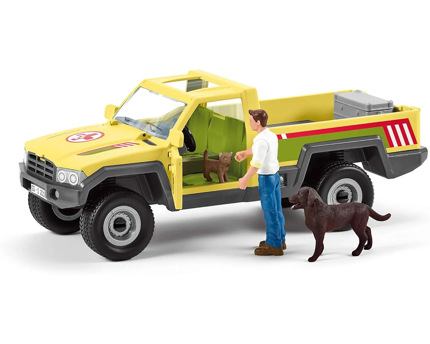 Schleich Farm World Set - Tierarztbesuch auf dem Bauernhof + Picknick mit kleinen Haustieren