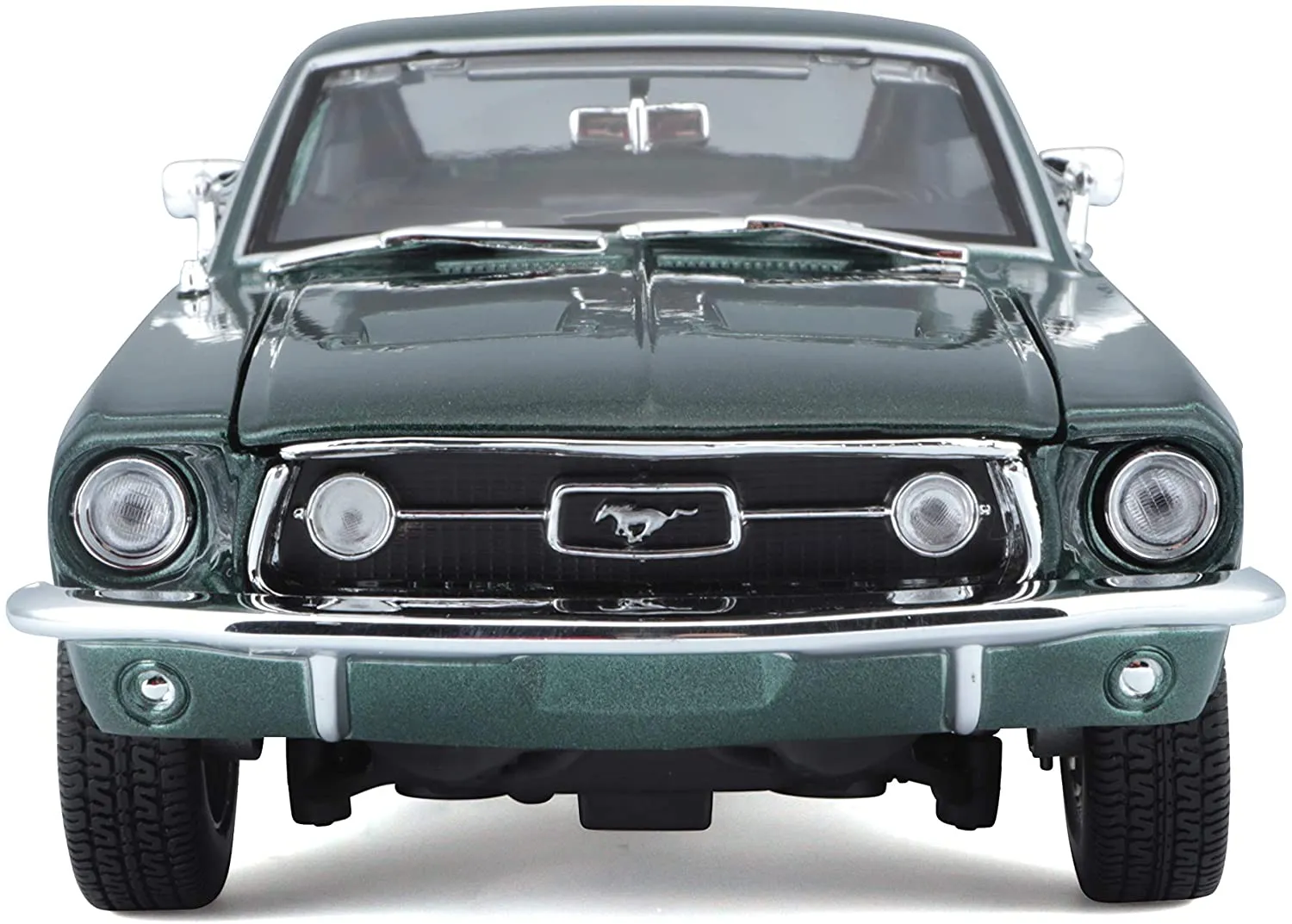 Maisto 31166 - Modellauto - Ford Mustang GTA Fastback '67 (grün, Maßstab 1:18)