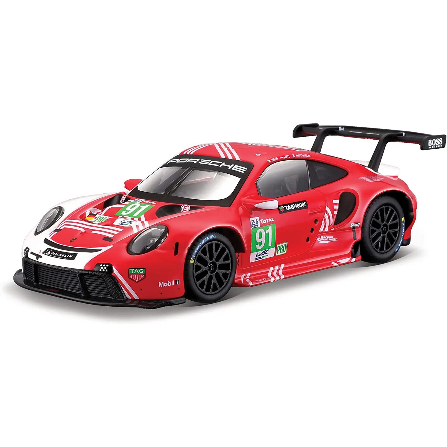 Bburago 18-28016 - Modellauto - Porsche 911 RSR LeMans '20 (Maßstab 1:24)