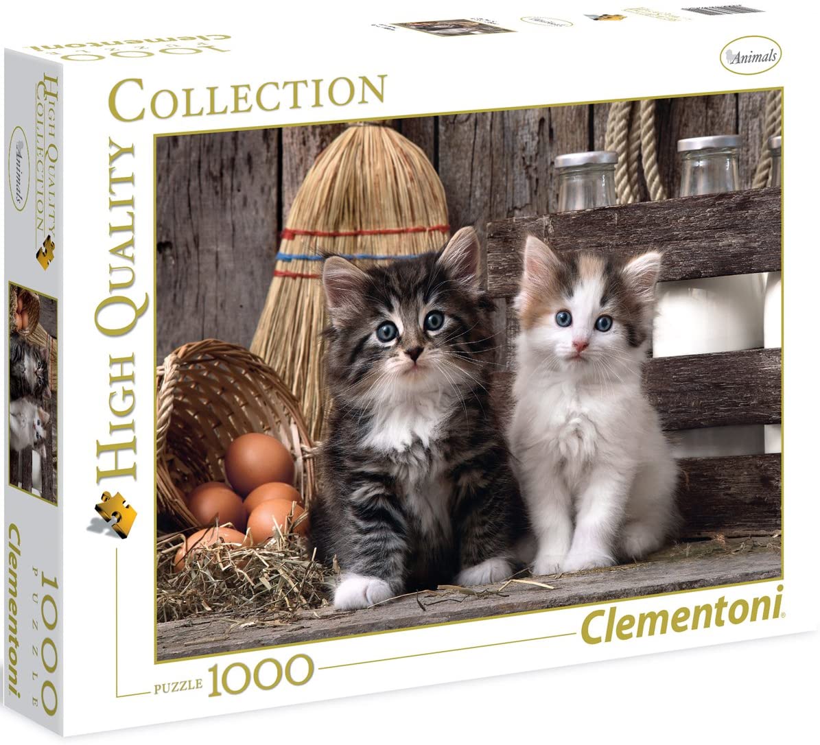 Clementoni High Quality Collection Puzzle "Lovely Kittens" 1000 Teile