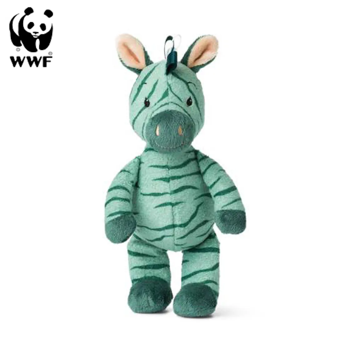 WWF Cub Club - Plüschtier -  Ziko das Zebra (grün, 22cm)
