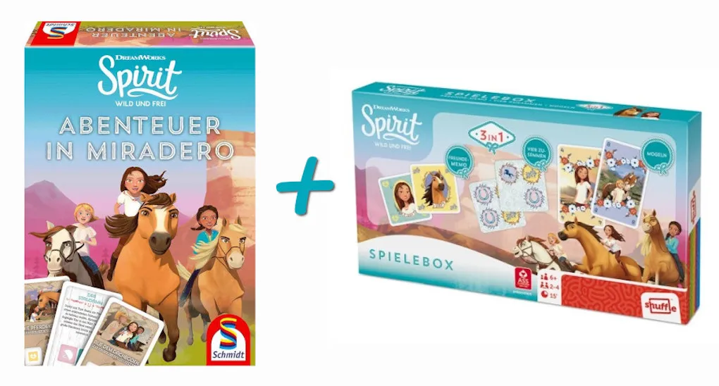DreamWorks - Spirit - Abenteuer in Miradero + Spielebox 3in1
