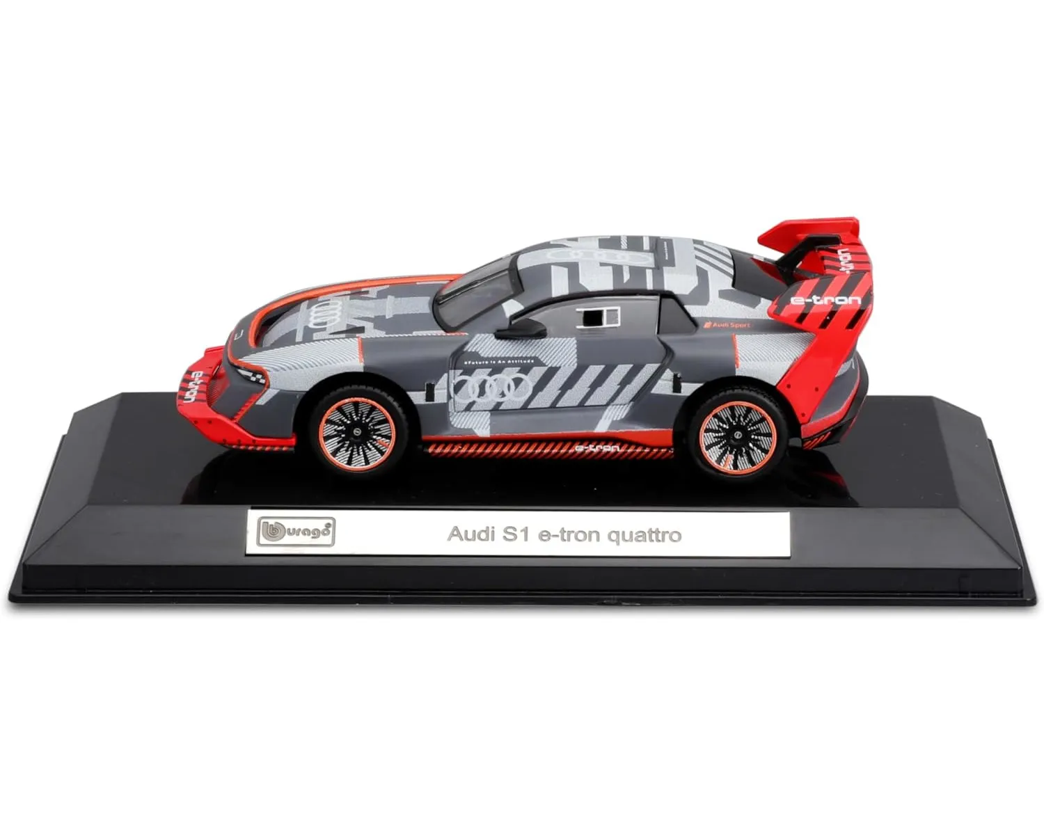 Bburago 18-38311 - Modellauto - Audi S1 e-tron quattro Hoonitron (Maßstab 1:43)