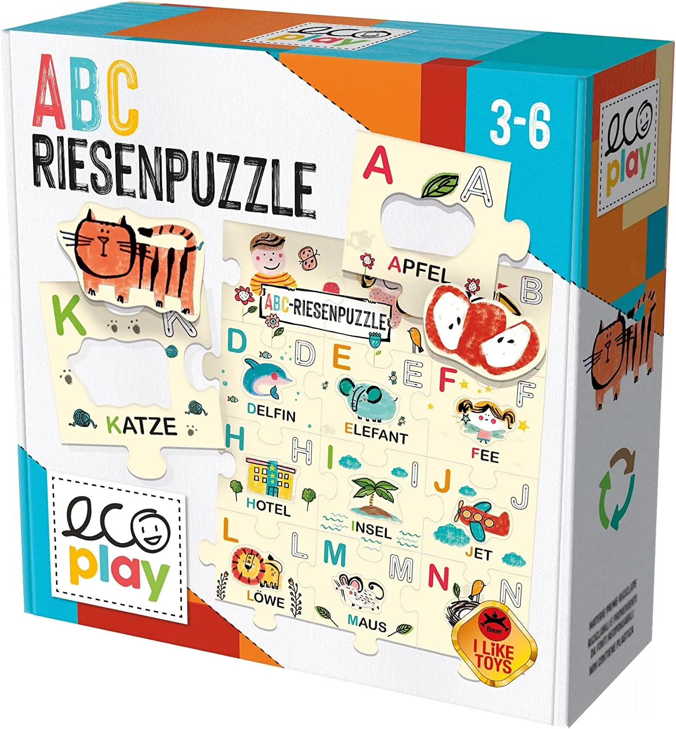 HEADU - Ecoplay - ABC Riesenpuzzle