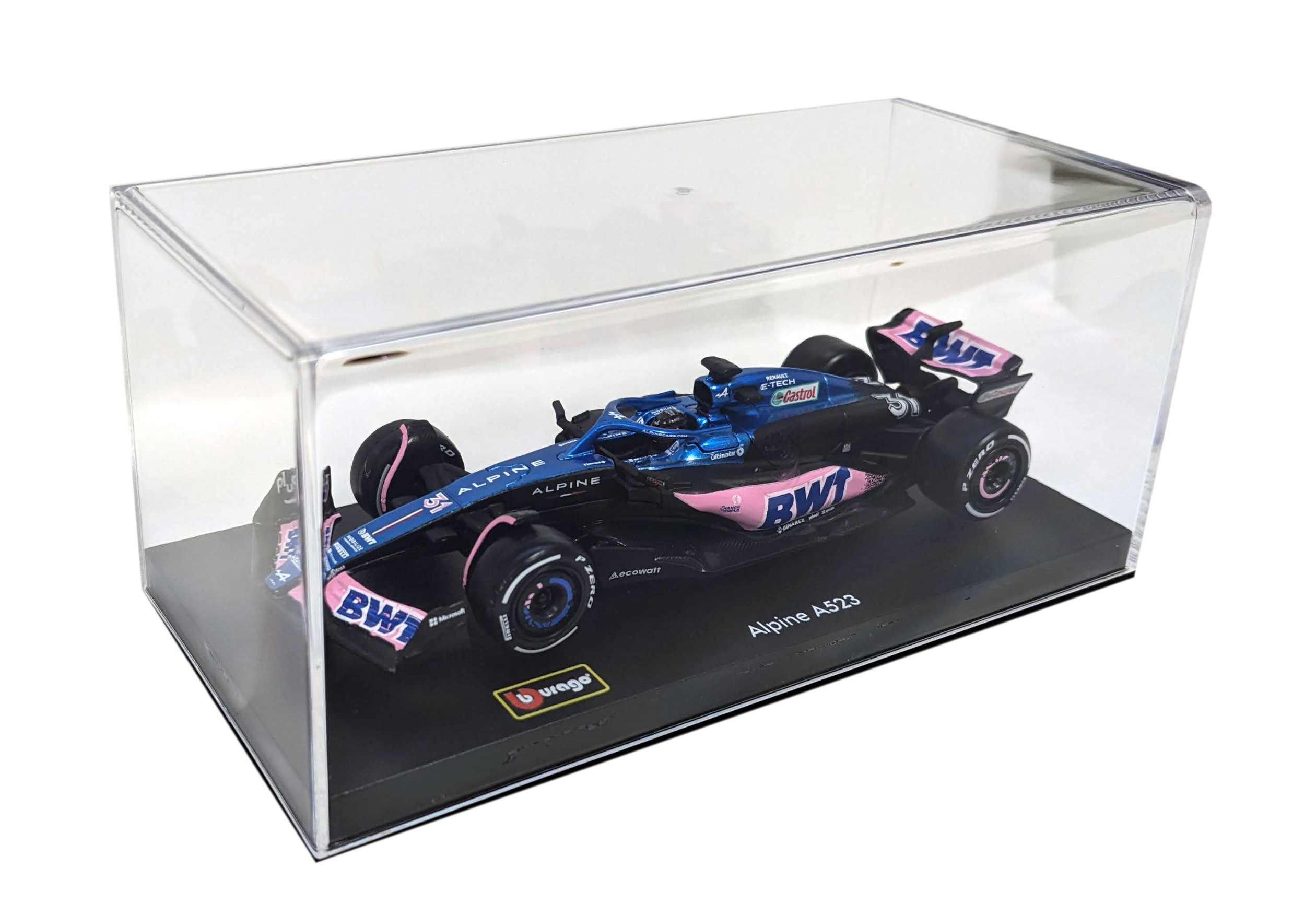 Bburago 18-38073O - Modellauto - F1 Renault Alpine A523' 23  #31 Ocon (mit Helm, Maßstab 1:43) Bburago 18-38073O - Modellauto - F1 Renault Alpine A523' 23  #31 Ocon (mit Helm, Maßstab 1:43)
