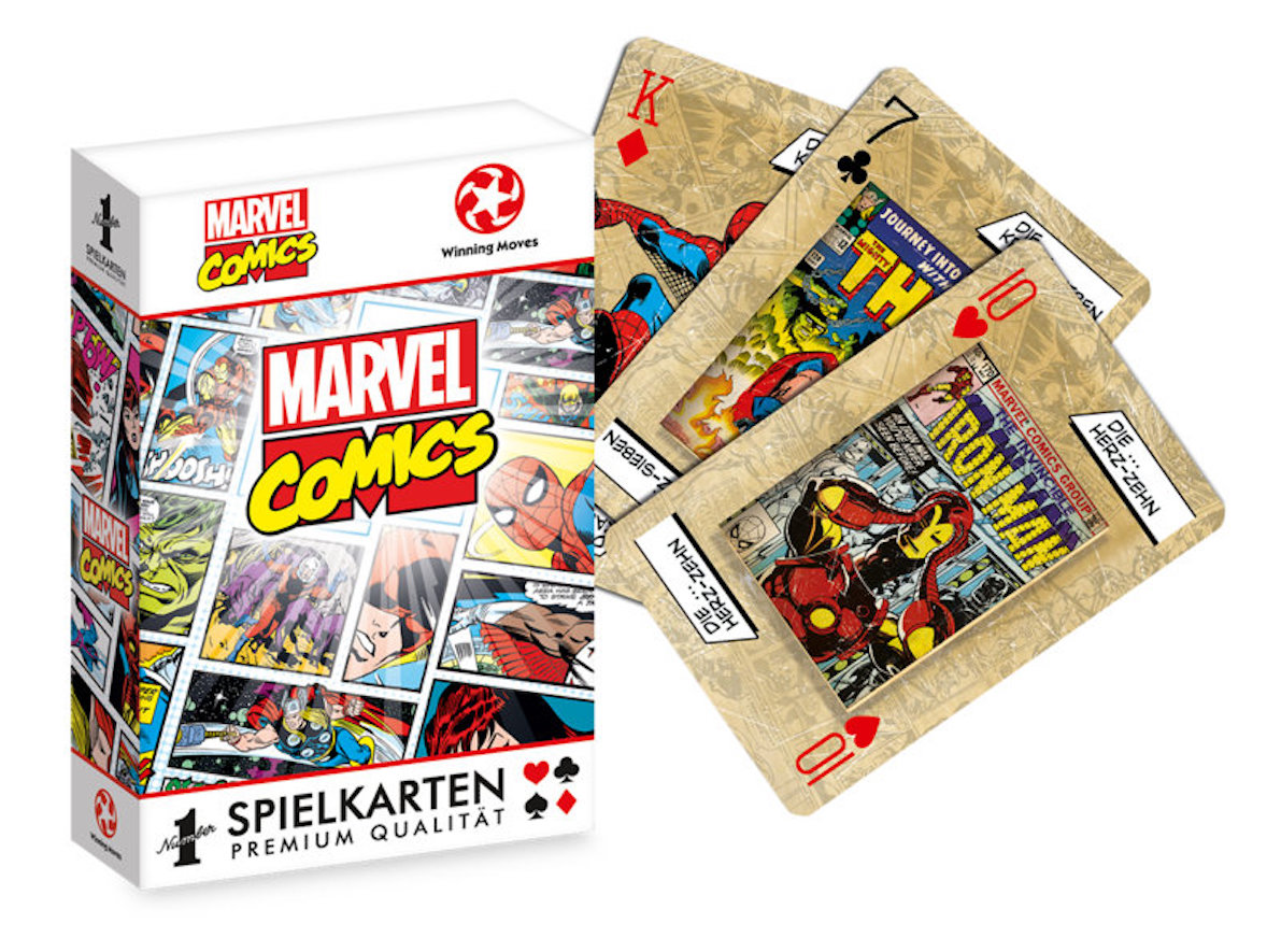 Number 1 Spielkarten Marvel Retro