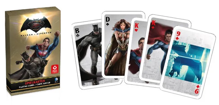 DC Spielkarten 2er Set - (DC Originals + Batman v Superman)