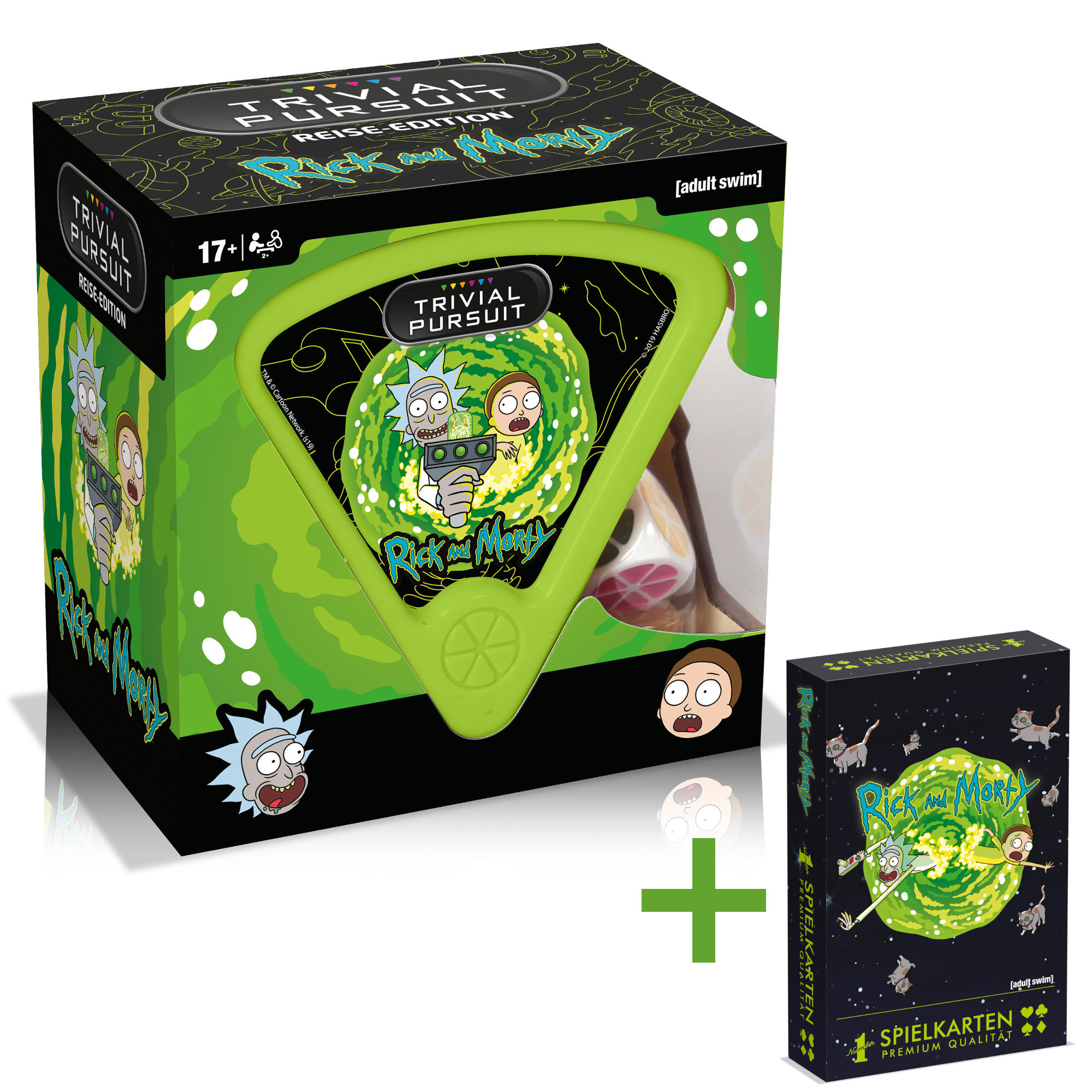 Trivial Pursuit Rick and Morty deutsch + Spielkarten
