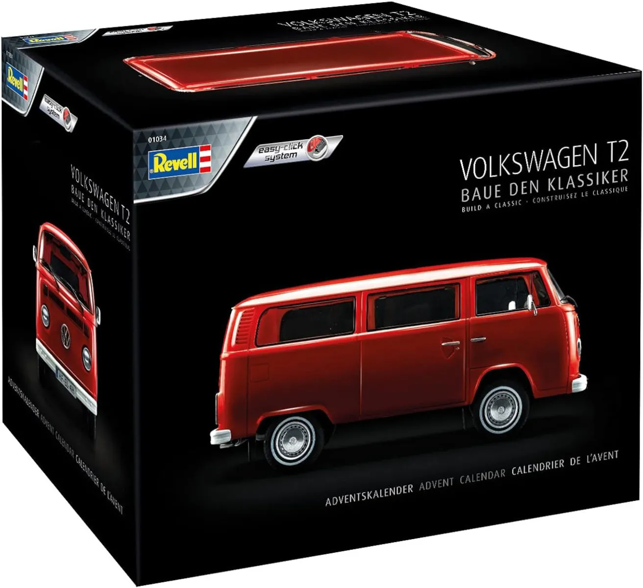 Revell 01034 - Adventskalender - Volkswagen T2, Baue in 24 Tagen deinen Klassiker