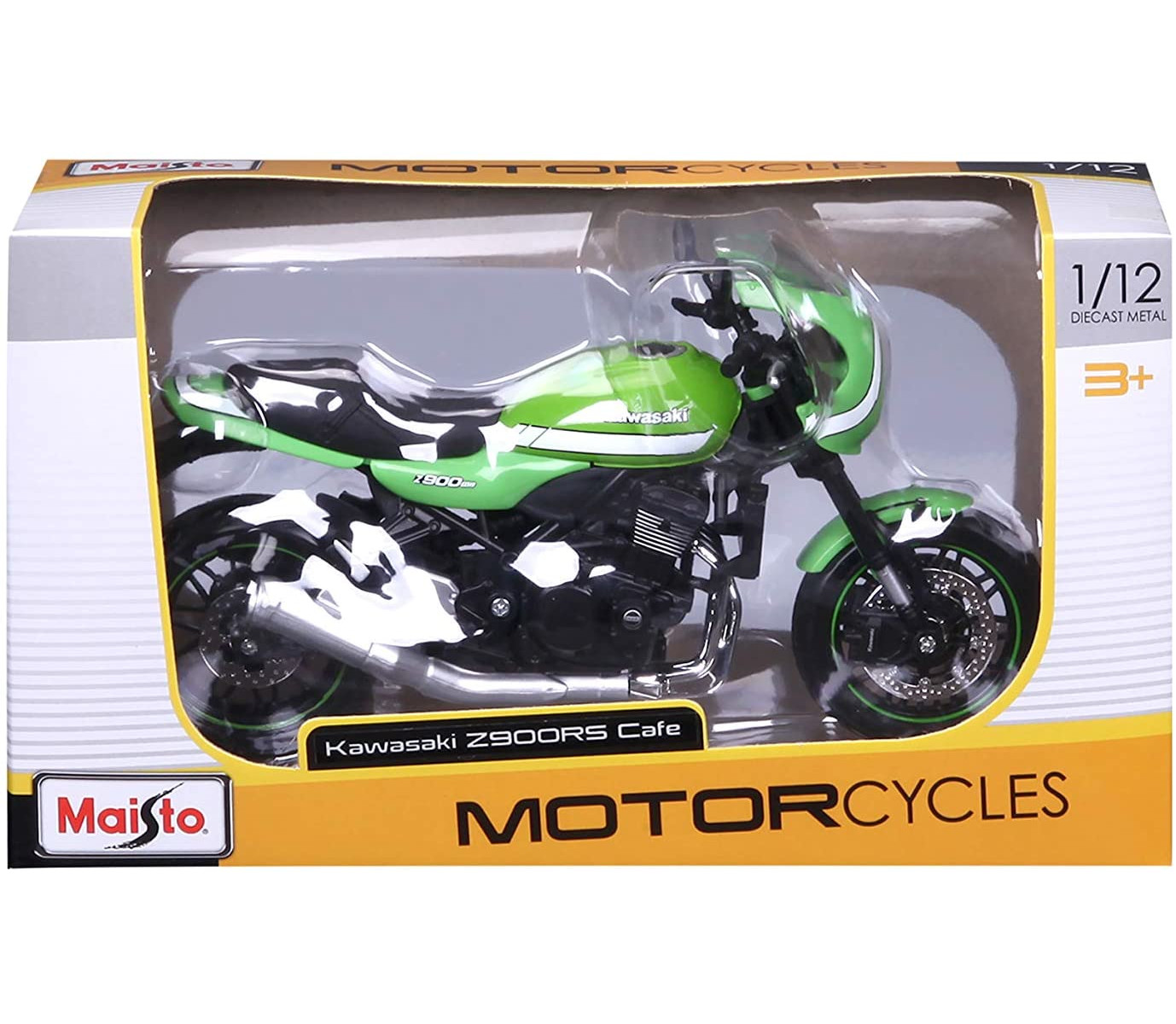 Maisto 31101-18989 - Modellmotorrad - Kawasaki Z900RS Cafe (grün, Maßstab 1:12)