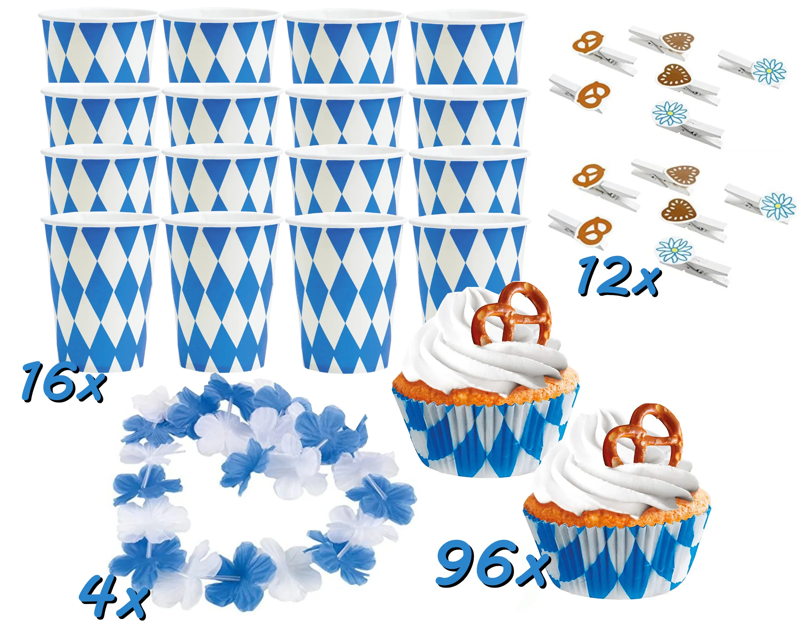 Großes Oktoberfest-Set (128-teilig)