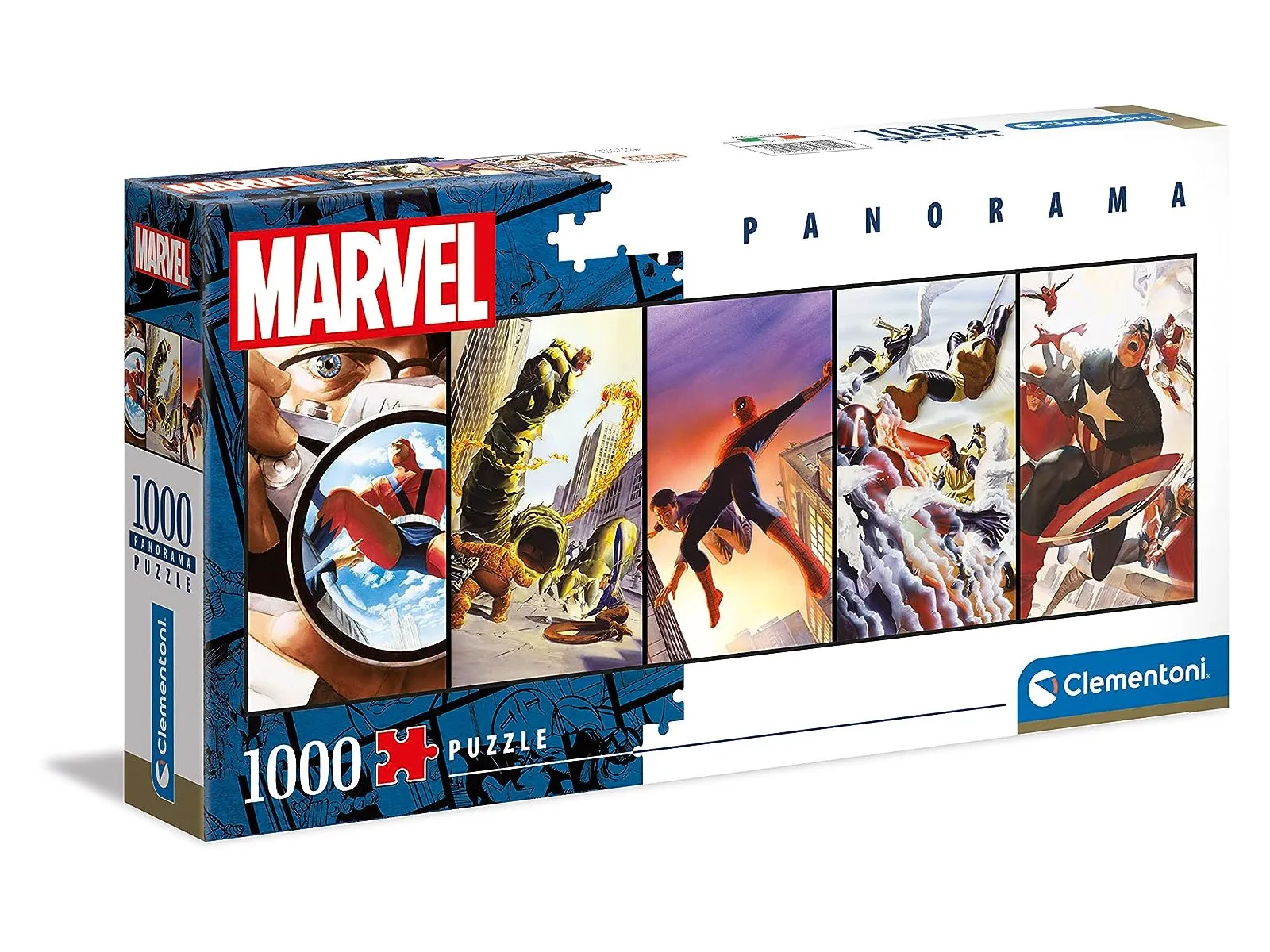 Clementoni 39611 - Panorama Puzzle - Marvel (1000 Teile)