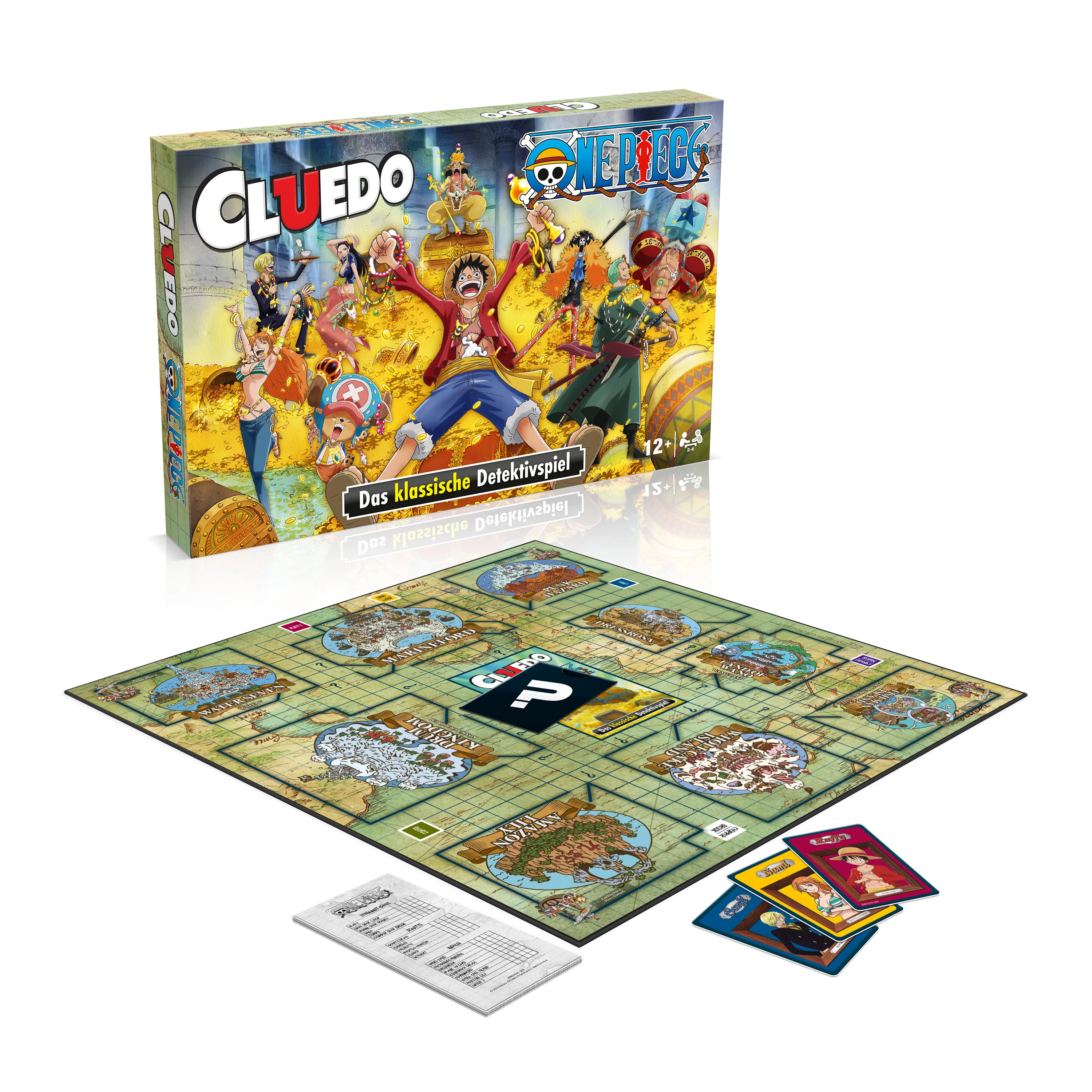 Cluedo - One Piece inkl. Ruffy Strohhut