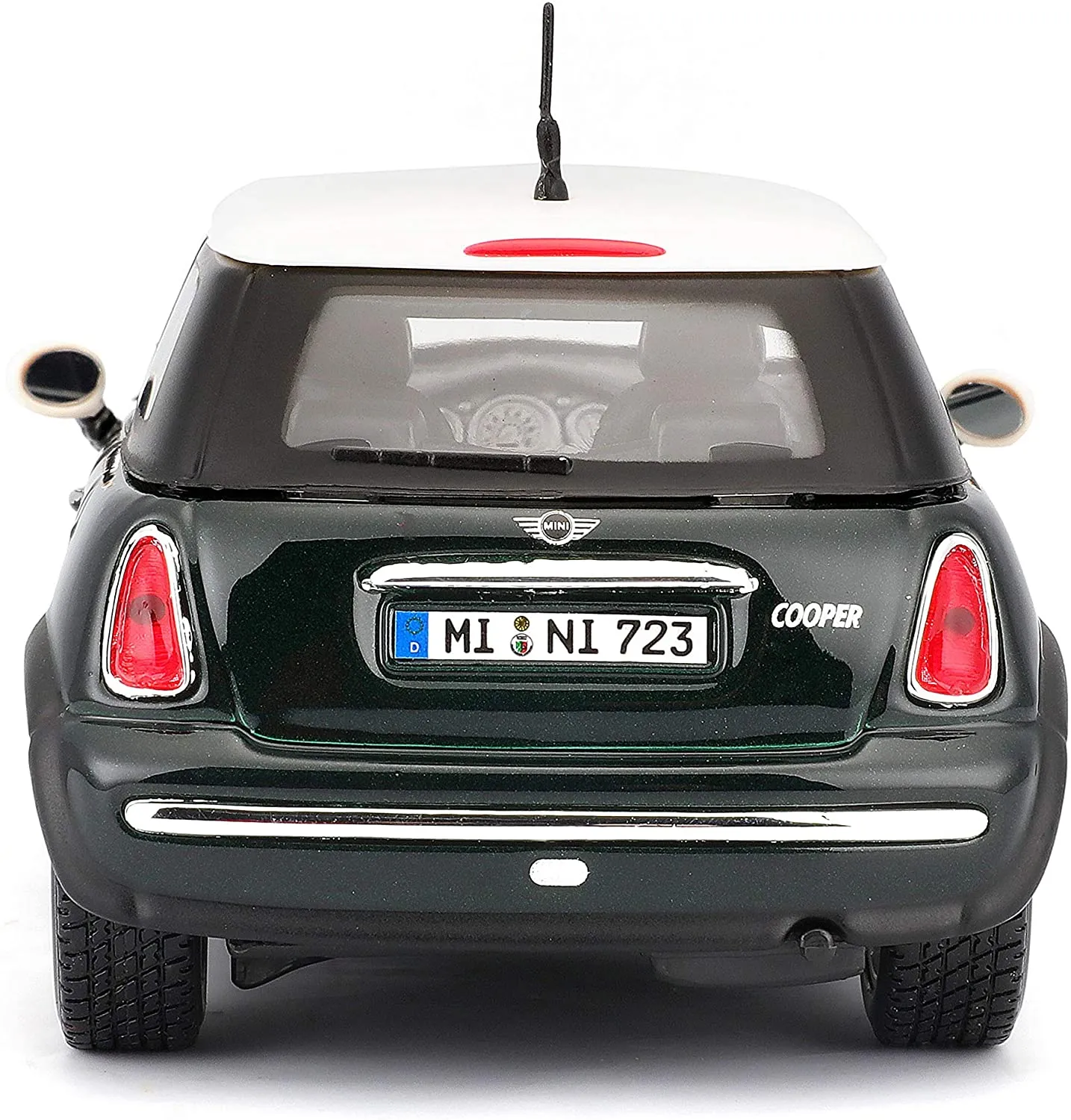 Maisto 31219 - Modellauto - Mini Cooper (dunkelgrün, Maßstab 1:24)