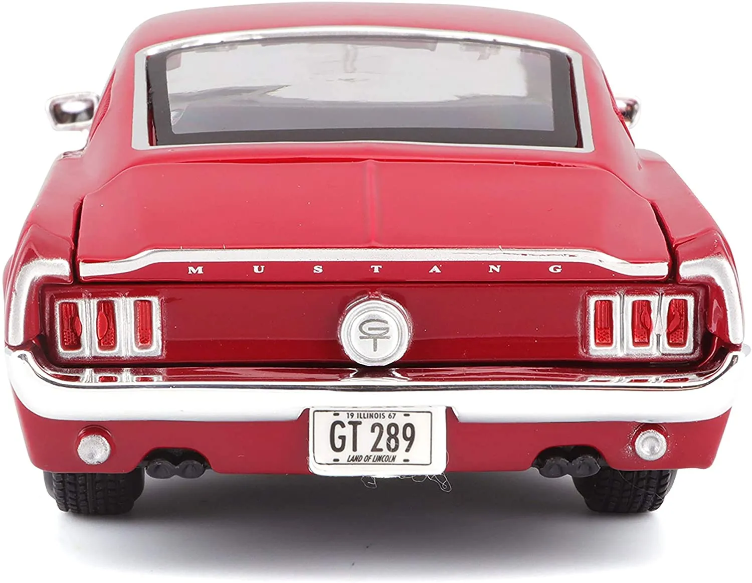 Maisto 31260 - Modellauto - Ford Mustang GT '67 (rot, Maßstab 1:24)