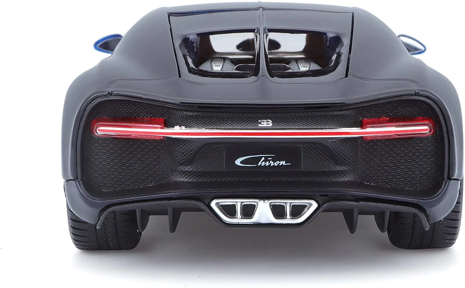 Maisto 31514 - Modellauto - Bugatti Chiron (schwarz-blau, Maßstab 1:24)