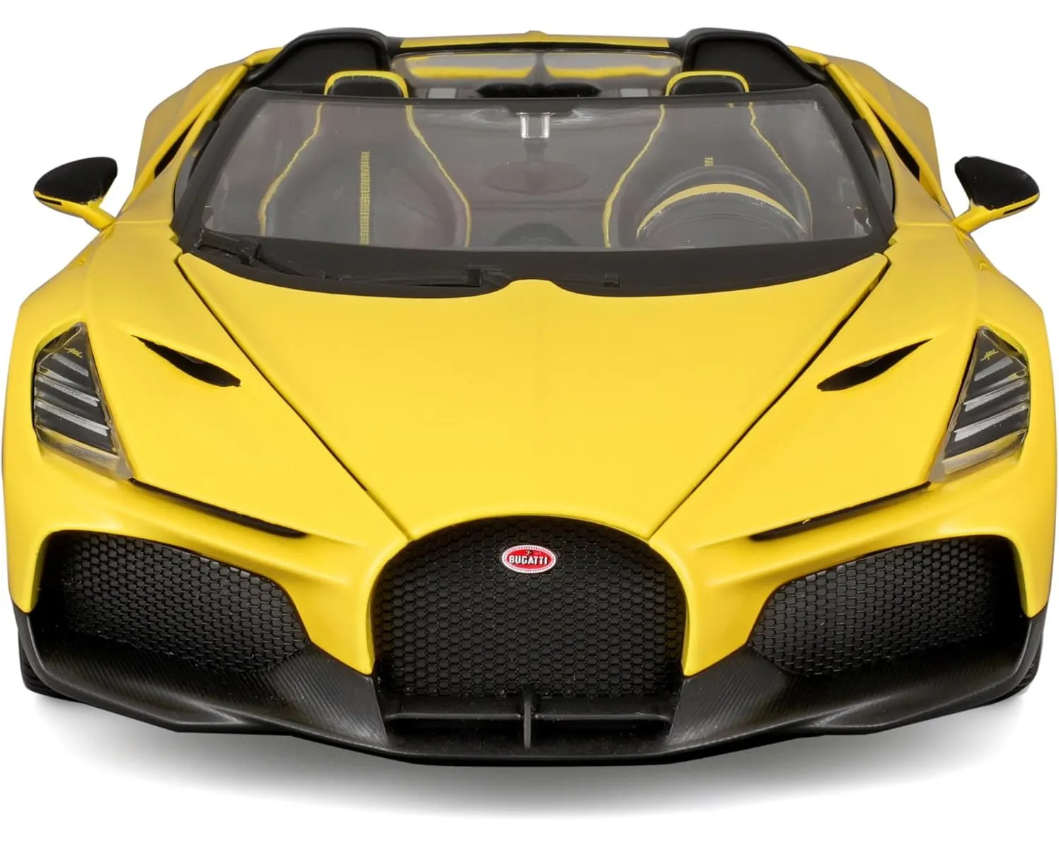Bburago 18-11051 - Modellauto - Bugatti Mistral (gelb, Maßstab 1:18)