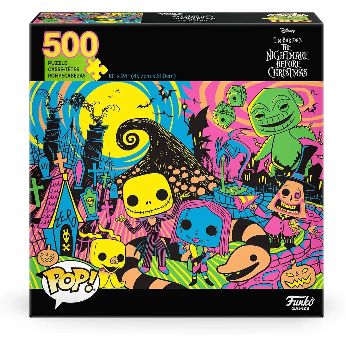 Funko 72623 - Puzzle - Nightmare before Christmas (500 Teile)