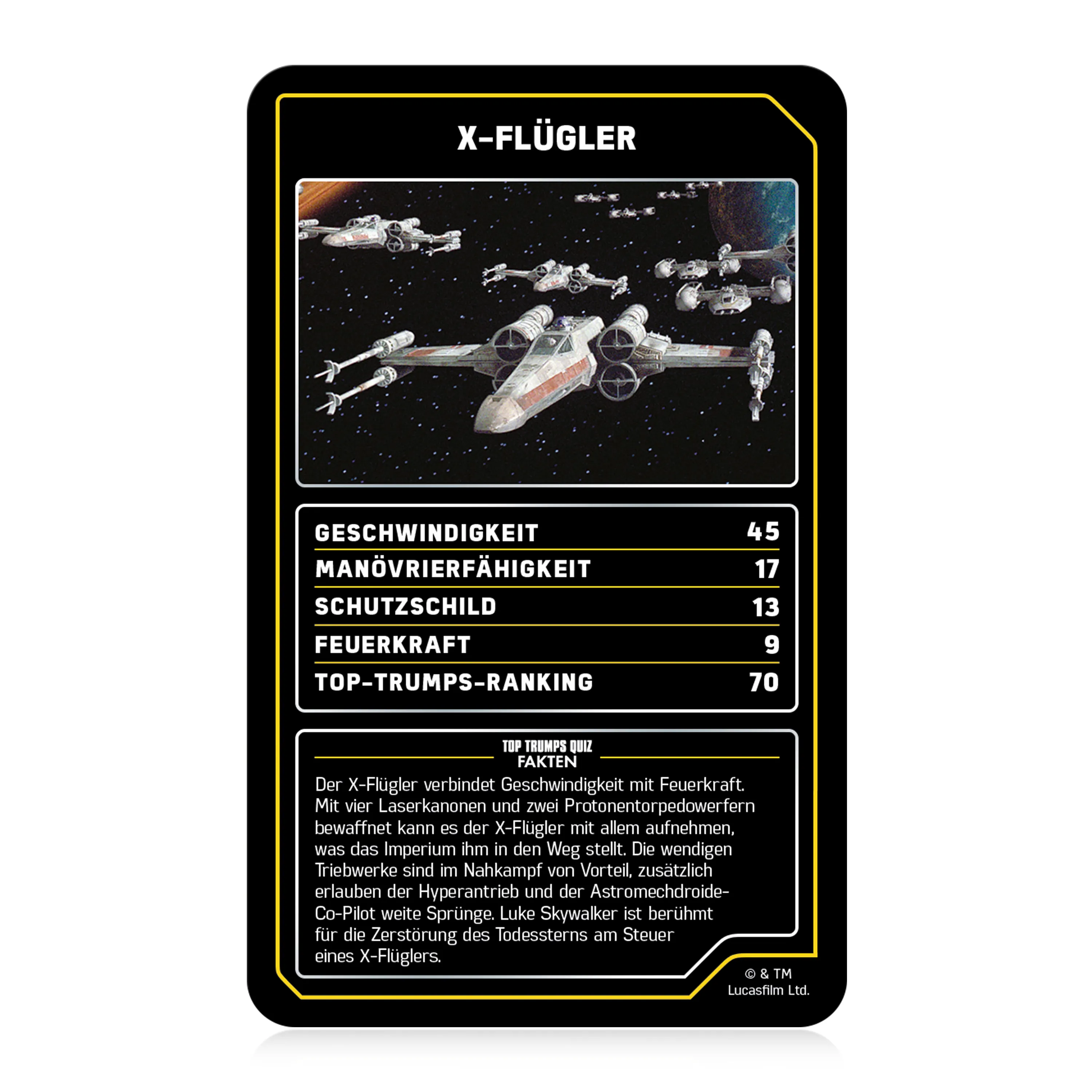 Top Trumps Collectables - Star Wars Raumschiffe