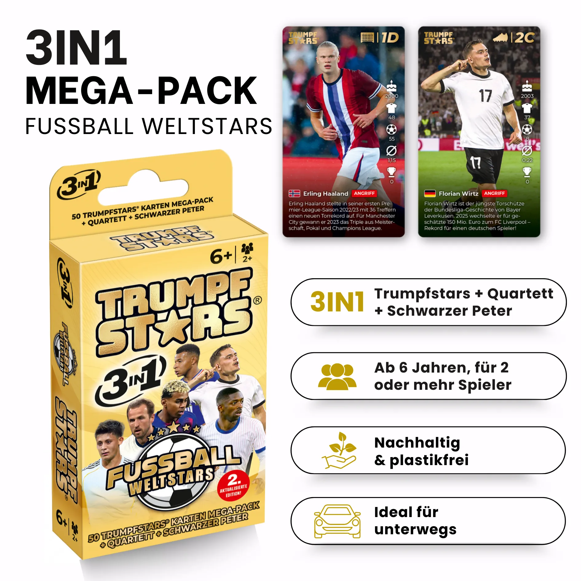 Trumpfstars - Fussball Weltstars (3 in 1) 2. Edition