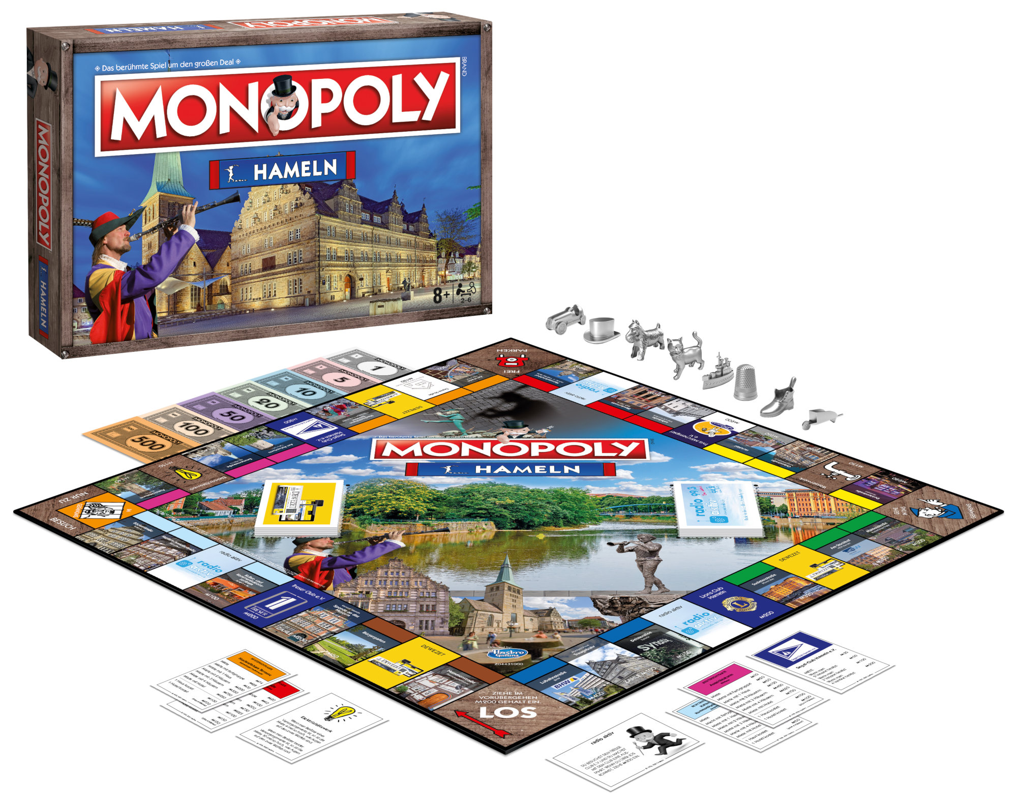 Monopoly - Hameln inkl. Top Trumps Grimms Märchen im Spiel