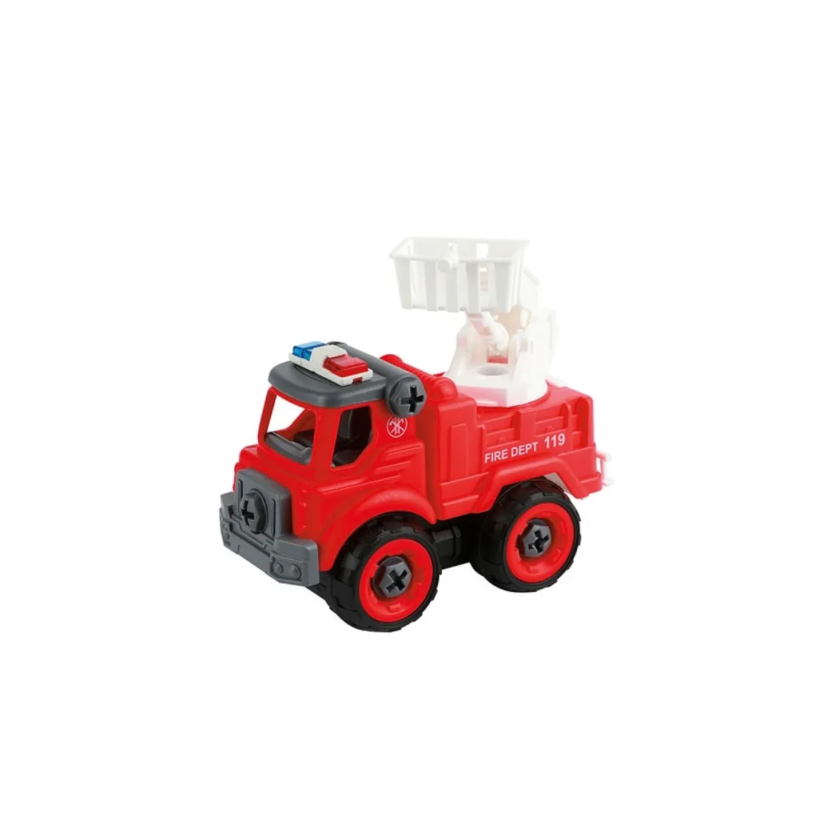 Toi-Toys 20581A - CARS_TRUCKS Spielset - Feuerwehr Polizei