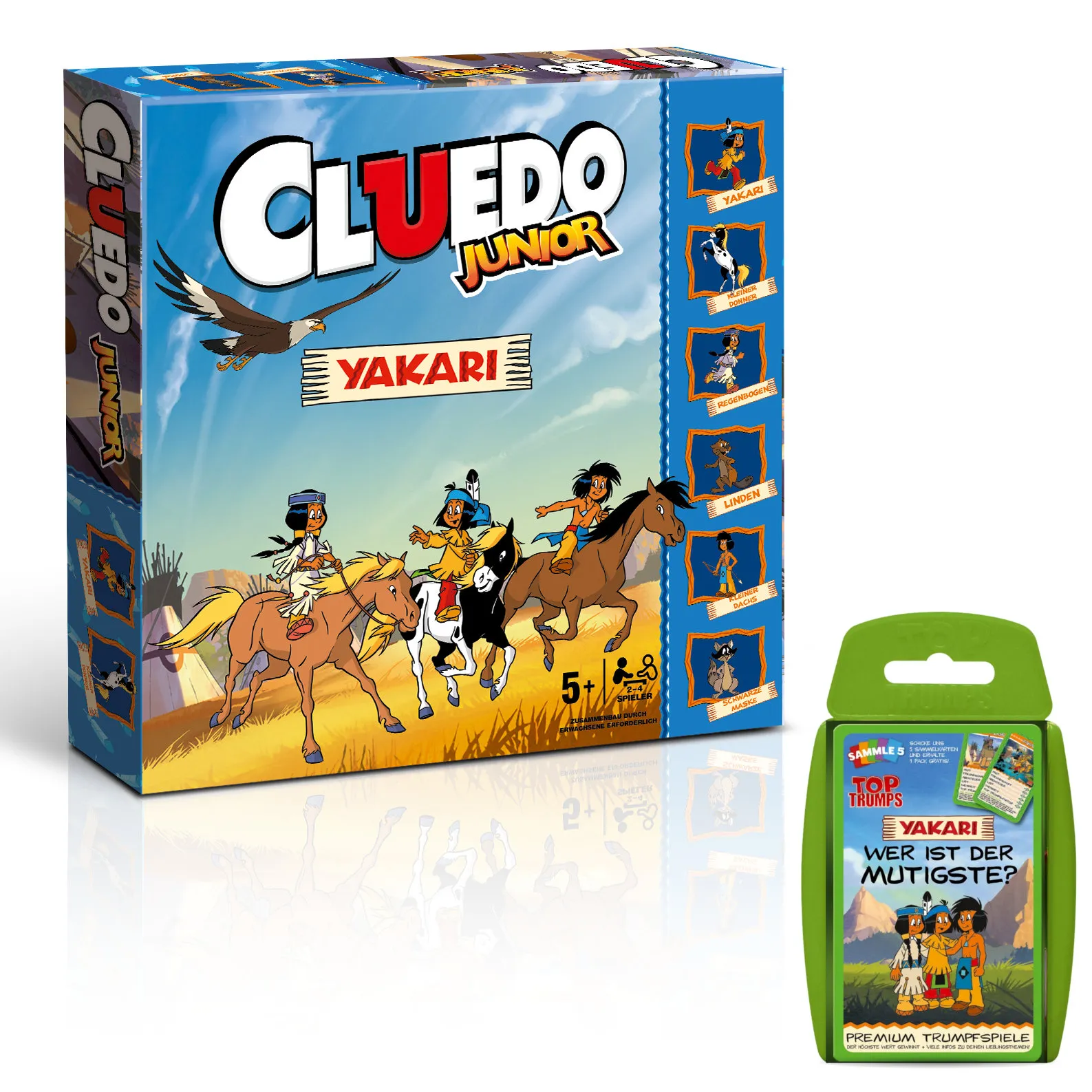 Cluedo Junior Yakari + Top Trumps Yakari
