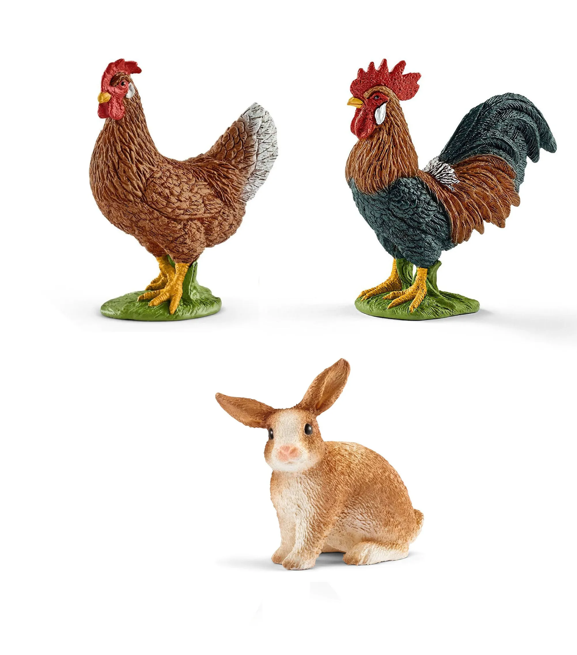 Schleich - Tierfiguren - Bauernhof-Set mit 15 Tieren